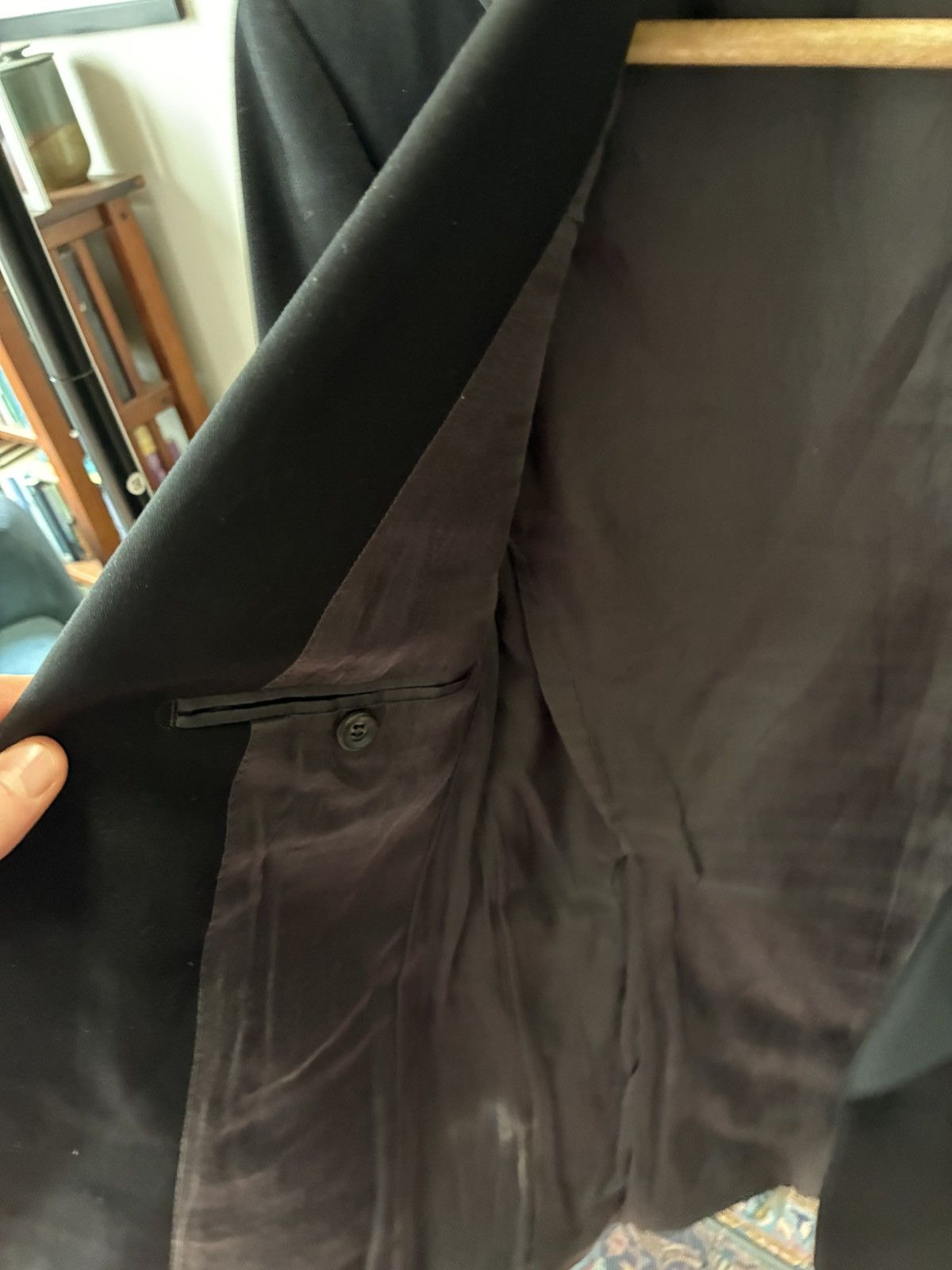 Lad Musician Lad Musician *SAMPLE* AW03 "FLOWERS" Cashmere Blend Jacket Size 44S - 7 Thumbnail