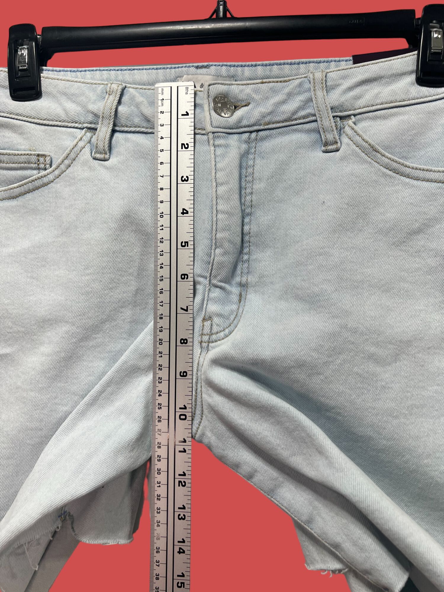 Other Ava & Viv - Women's High-Rise Bermuda Jean Shorts - 7in inse Size 38" / US 16 / IT 52 - 7 Thumbnail