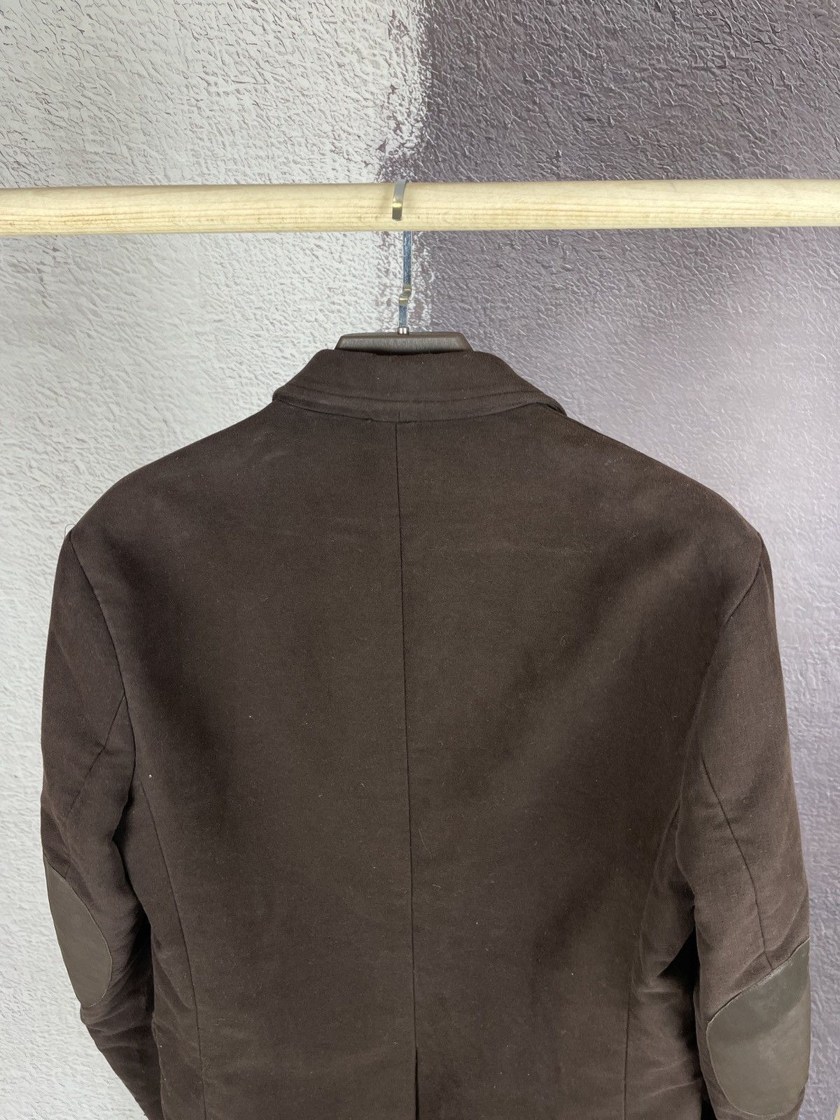 Polo Ralph Lauren Vintage Polo Ralph Lauren Brown Cotton Blazer Leather Elbows Size 40R - 12 Thumbnail