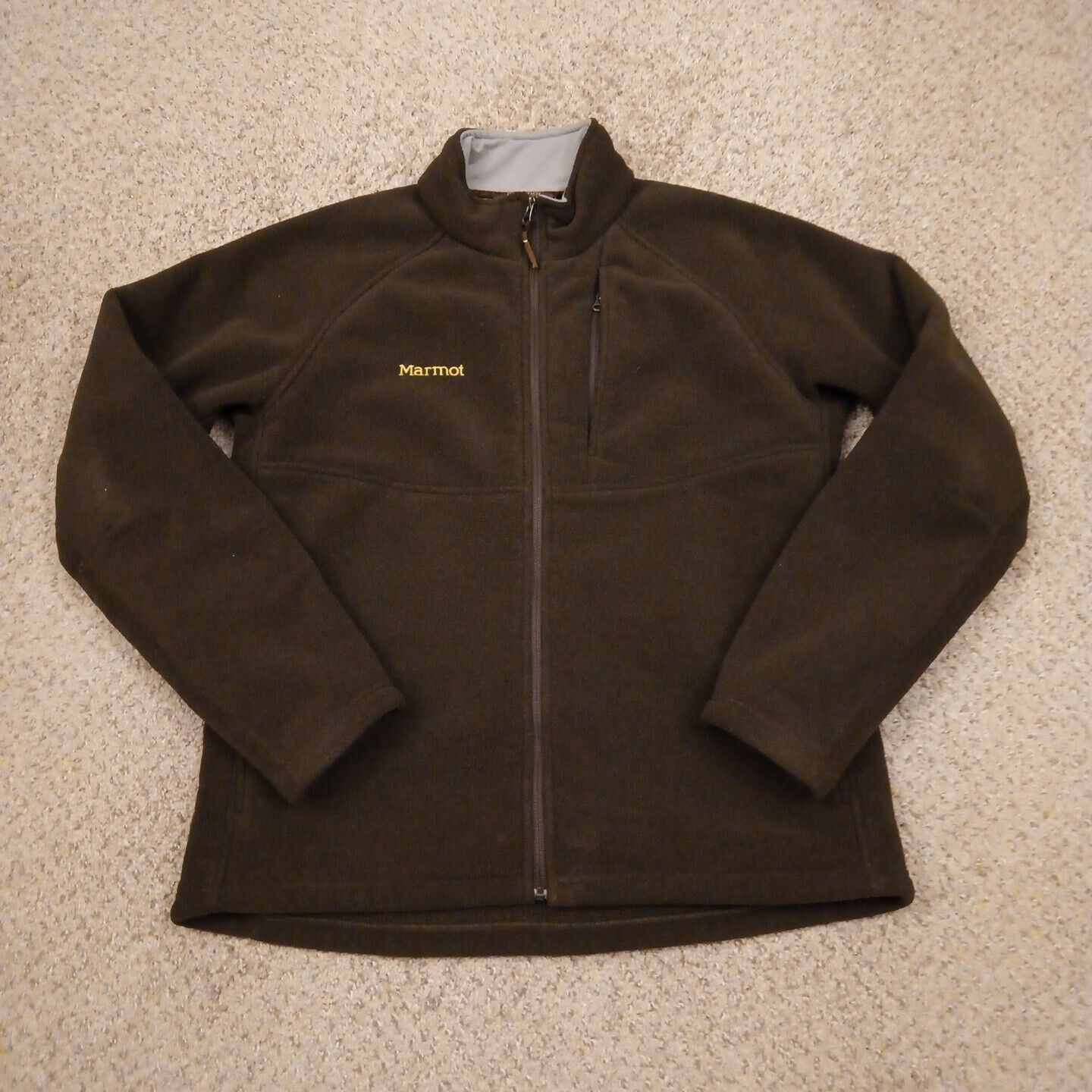 Marmot Marmot Jacket Mens Large Green Heavyweight Fleece Long Sleeve