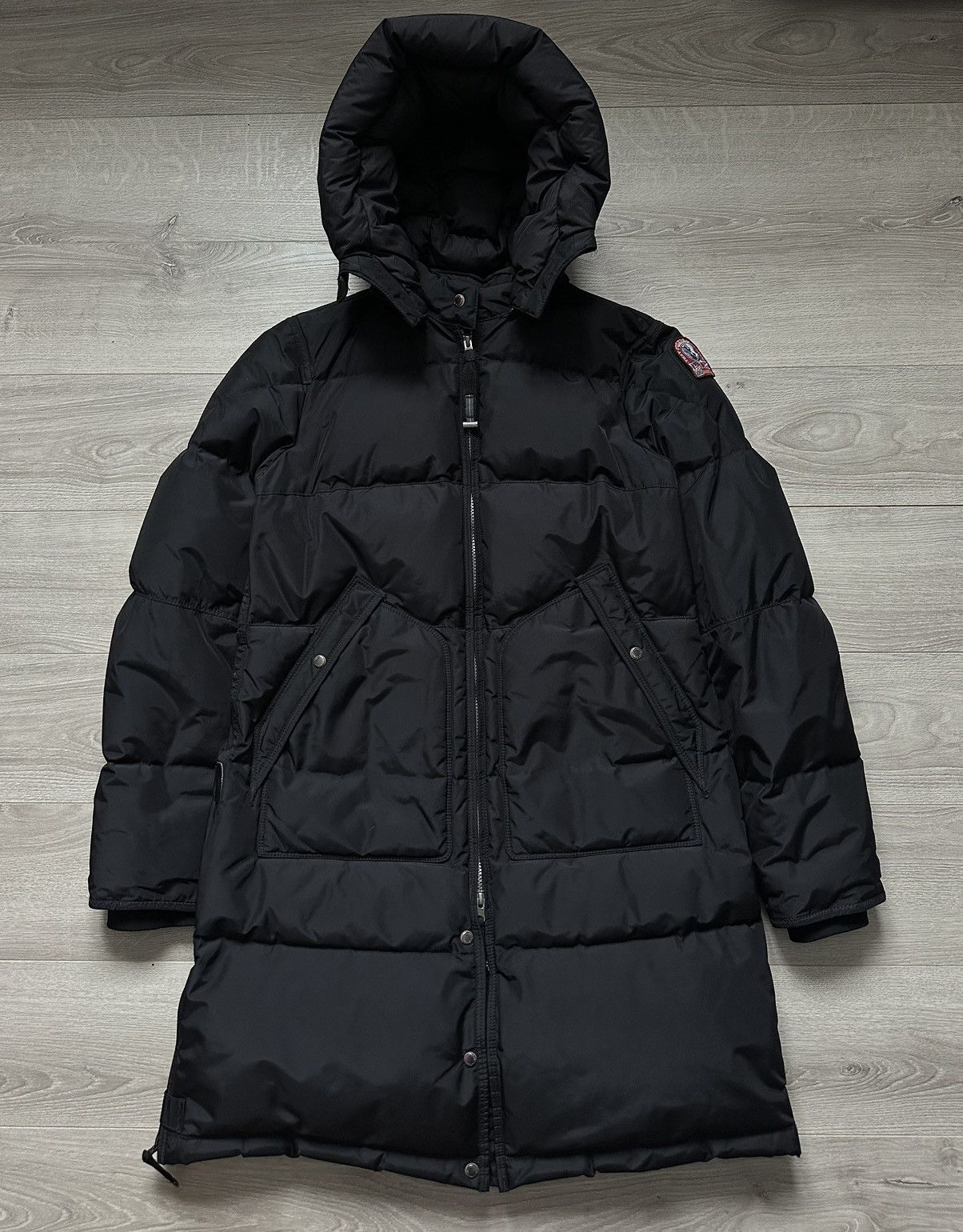Parajumpers PARAJUMPERS Long Bear Down Puffer Jacket Women's Coat Hooded Size L / US 10 / IT 46 - 1 Thumbnail