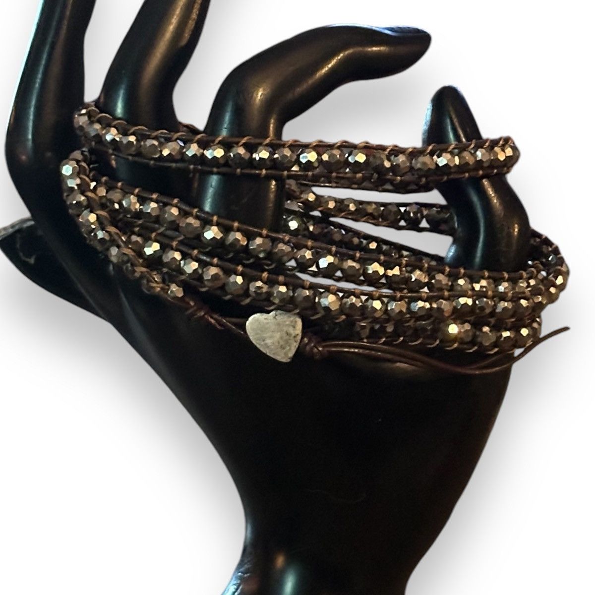 Other Leather and bead wrap bracelet Size ONE SIZE - 2 Thumbnail