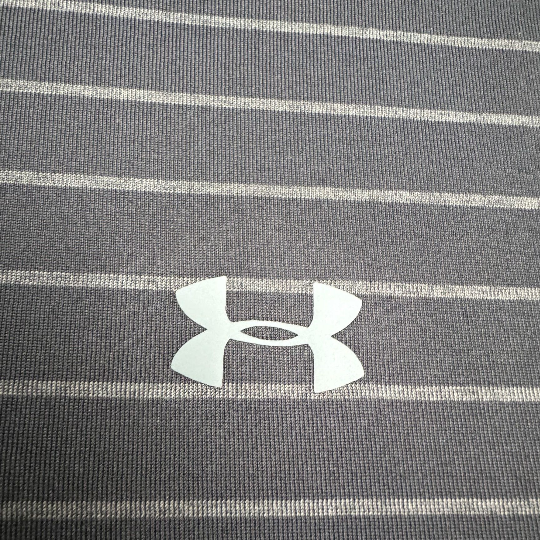 Under Armour Under Armour Polo Shirt Mens 2XL Black Striped Golf Activewear Casual Sport Short Sleeve Polo Size US XXL / EU 58 / 5 - 5 Thumbnail