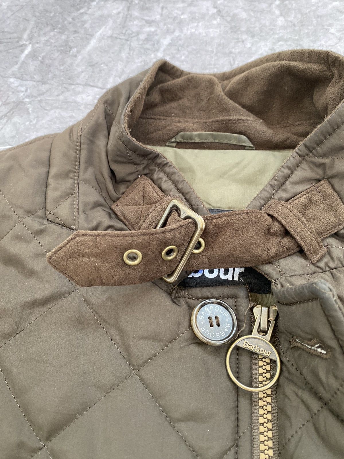 Barbour Vintage Y2K Barbour Quilted Lutz Casual Jacket Retro Hype Size US XXL / EU 58 / 5 - 13 Thumbnail