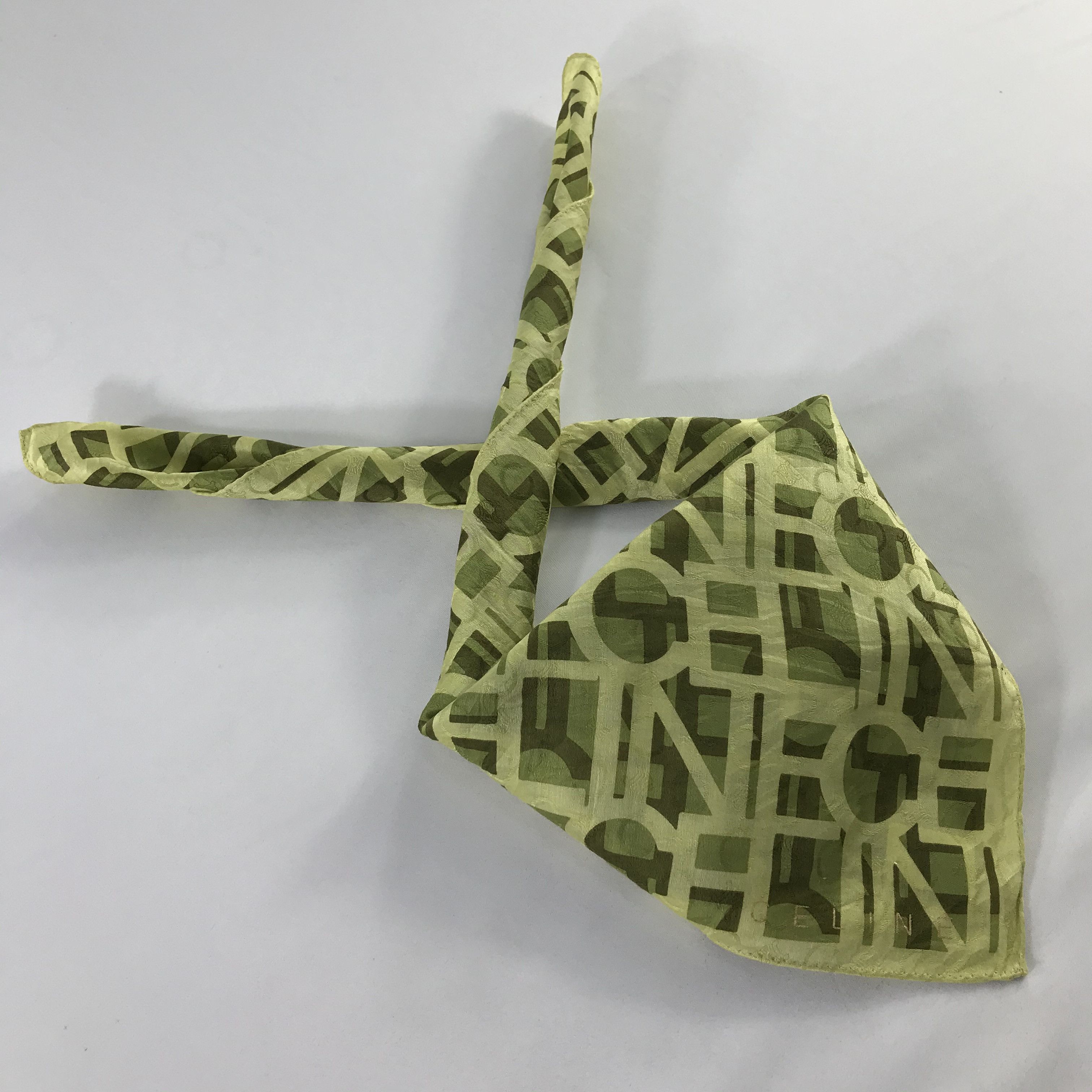 Celine × Vintage Celine Bandana / Handkerchief / Neckerchief - S505 Size ONE SIZE - 4 Thumbnail