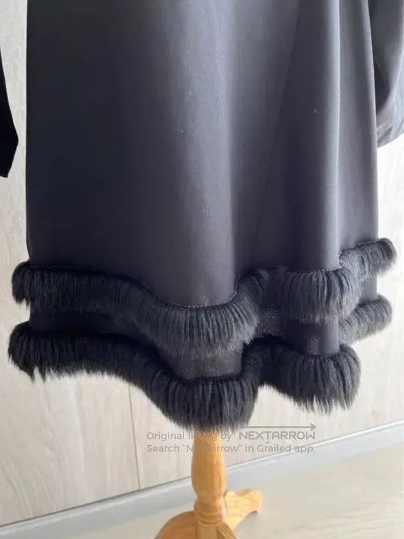 Comme des Garcons Comme des Garcons Furry hem dress Size S / US 4 / IT 40 - 6 Thumbnail