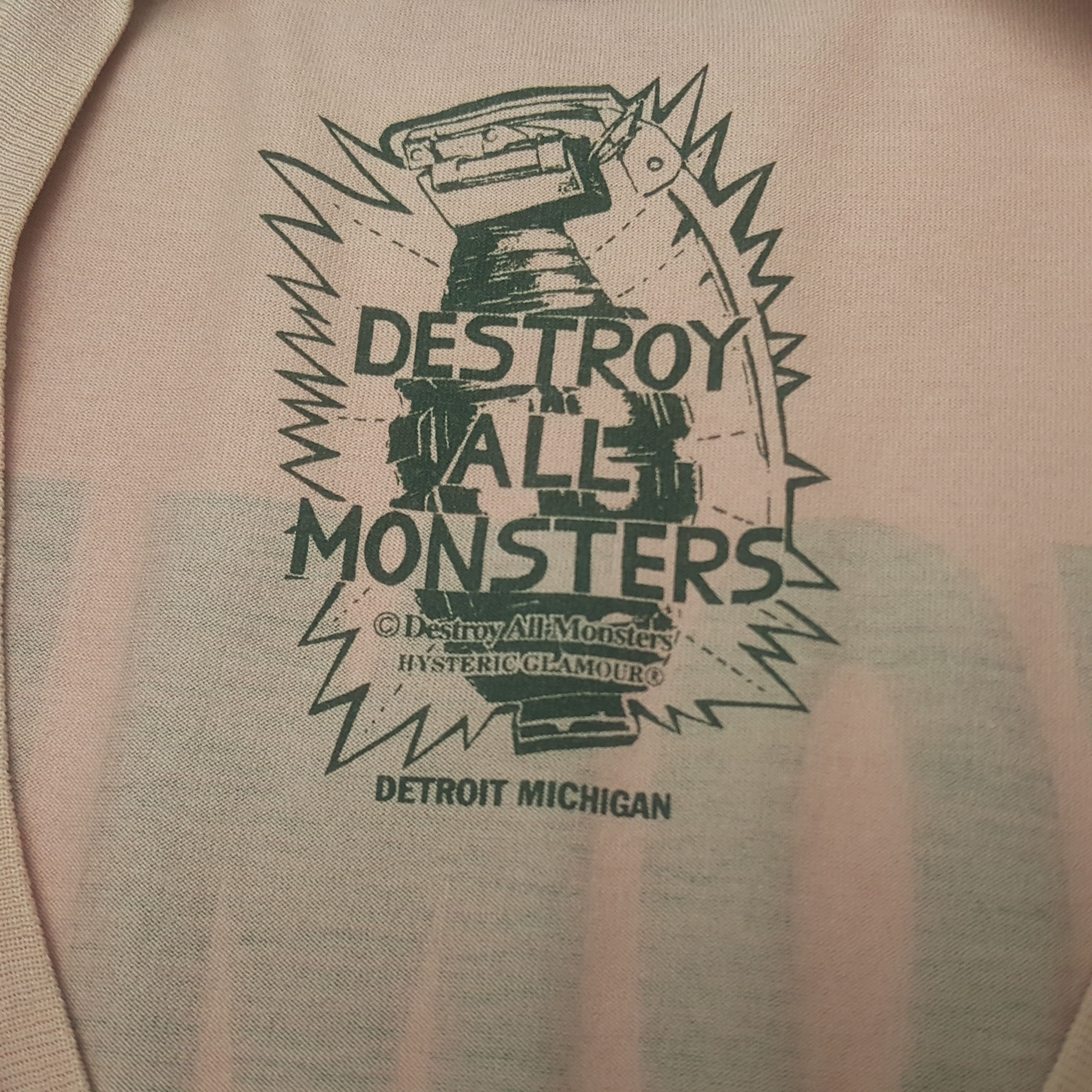 Hysteric Glamour Vintage Hysteric Glamour X Destroy All Monster Tees C294N69 Size US M / EU 48-50 / 2 - 8 Thumbnail