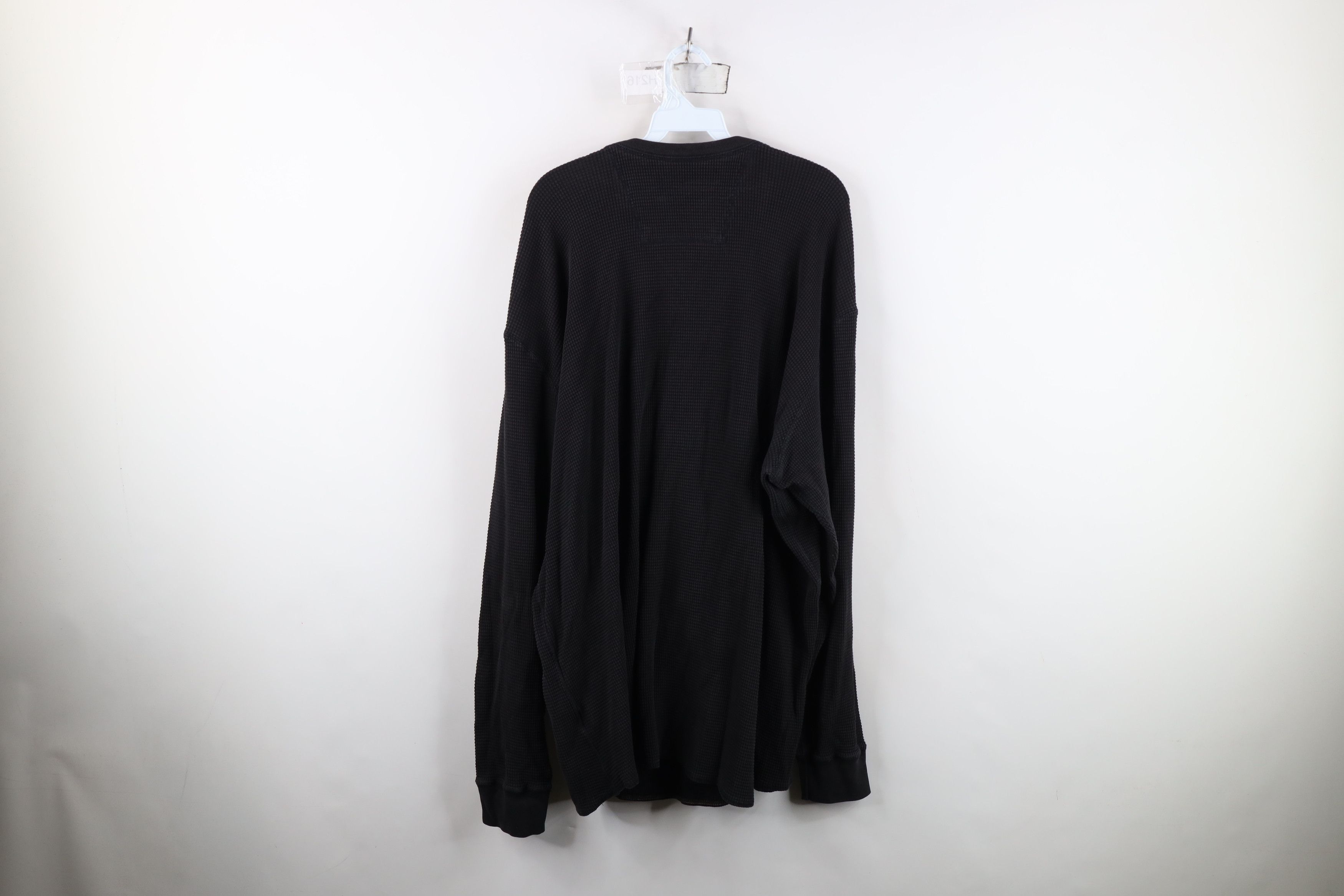 Eddie Bauer Vintage Eddie Bauer Waffle Knit Long Sleeve T-Shirt Black Size US XXL / EU 58 / 5 - 9 Thumbnail