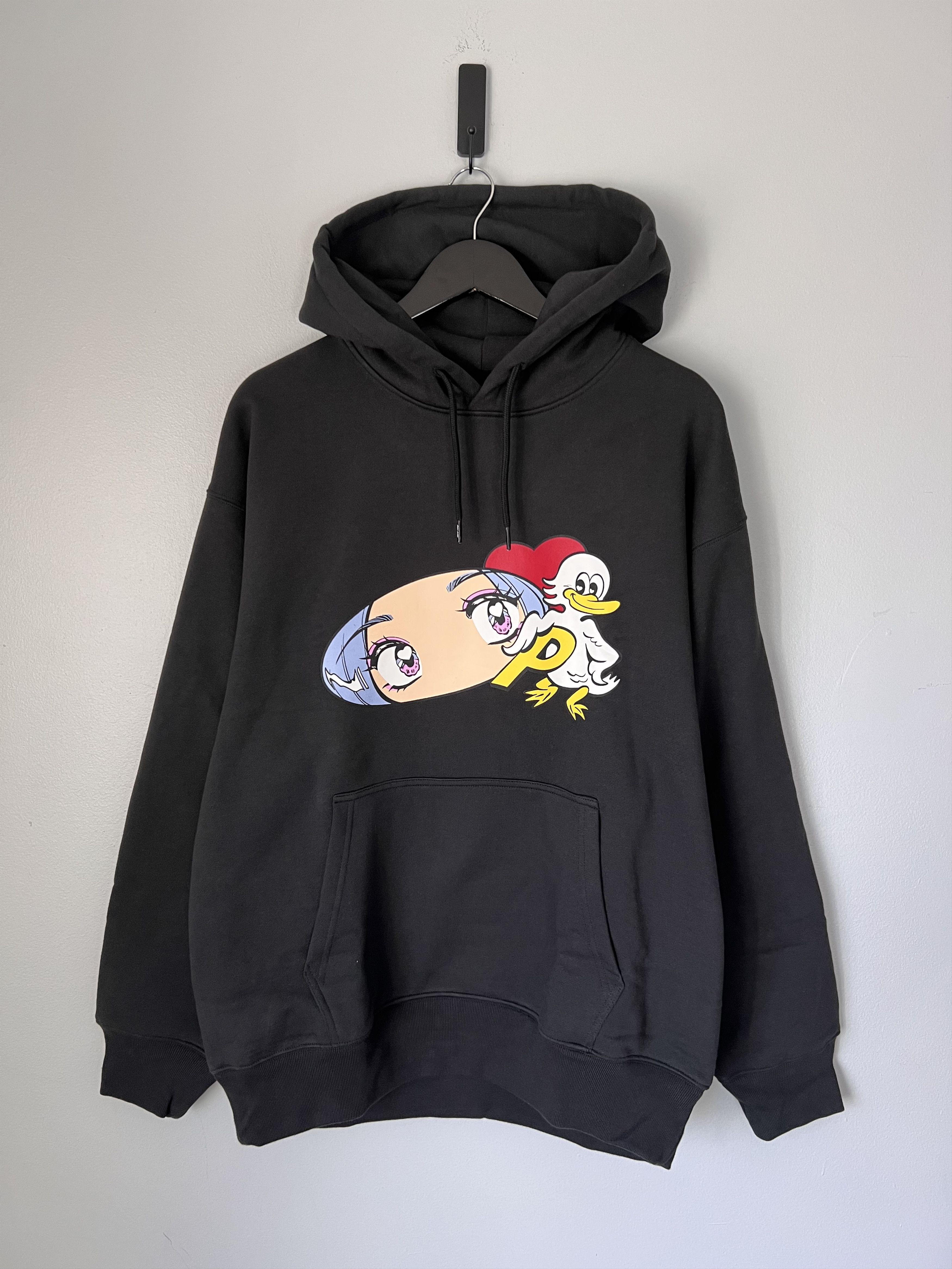 Palace Skateboards Rear View Hoodie in Black