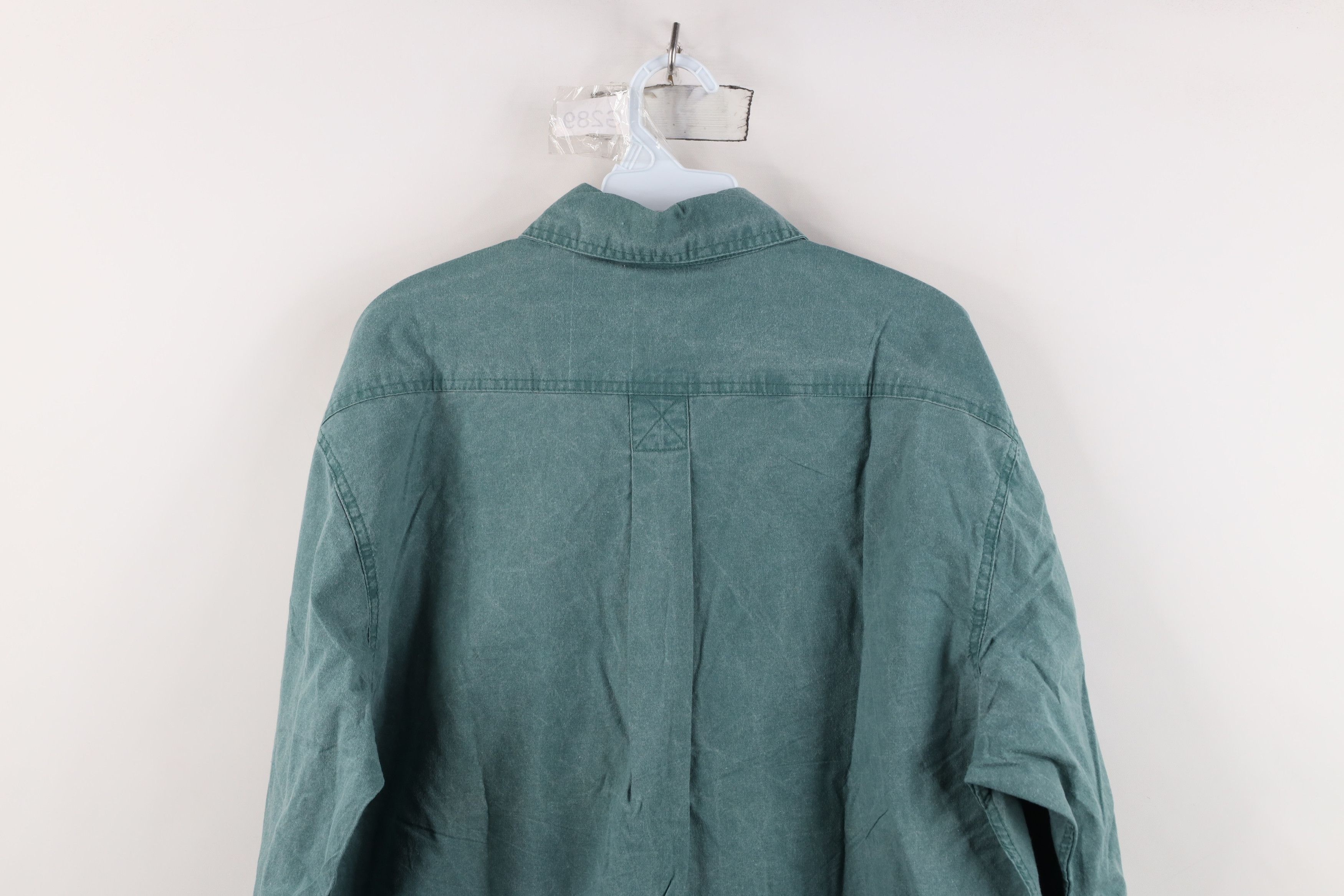 Vintage Vintage 90s Streetwear Stonewash Collared Button Shirt Size US S / EU 44-46 / 1 - 14 Thumbnail