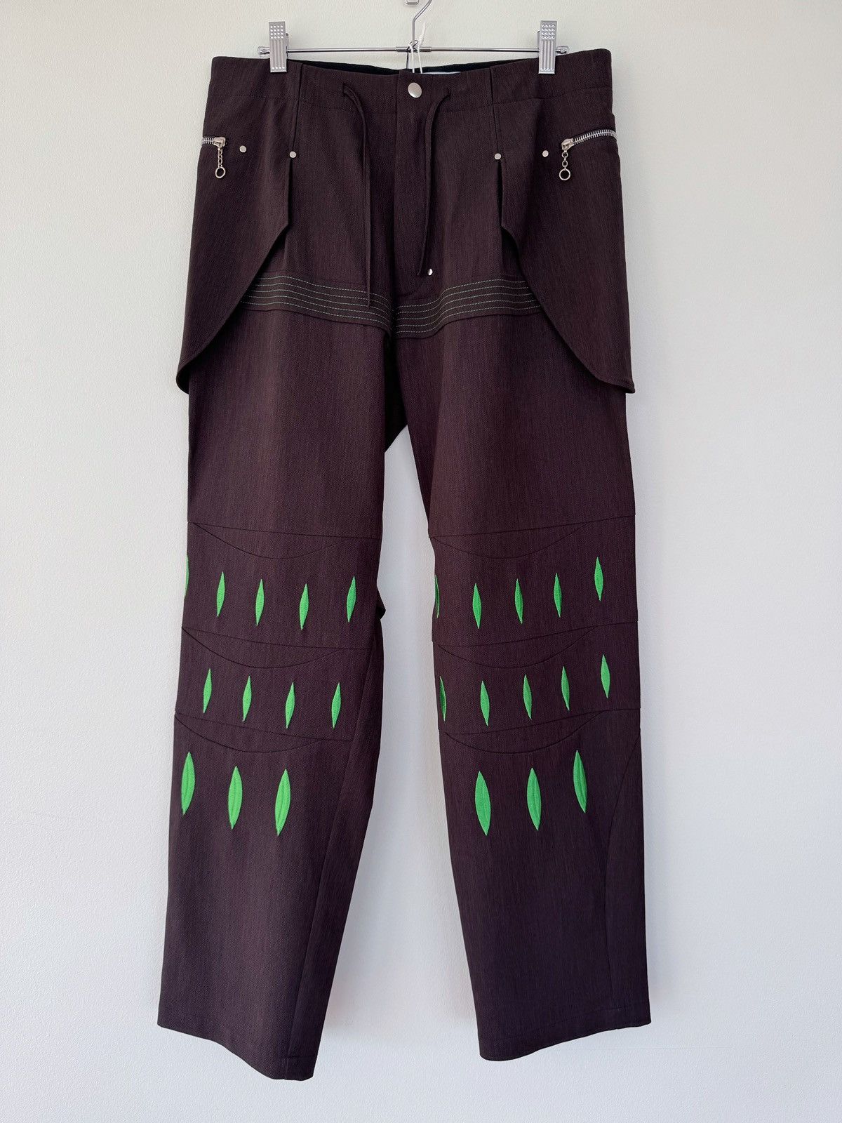Kiko Kostadinov 00102021 SS21 Arcadia Embroidered Trouser Size US 30 / EU 46 - 1 Thumbnail