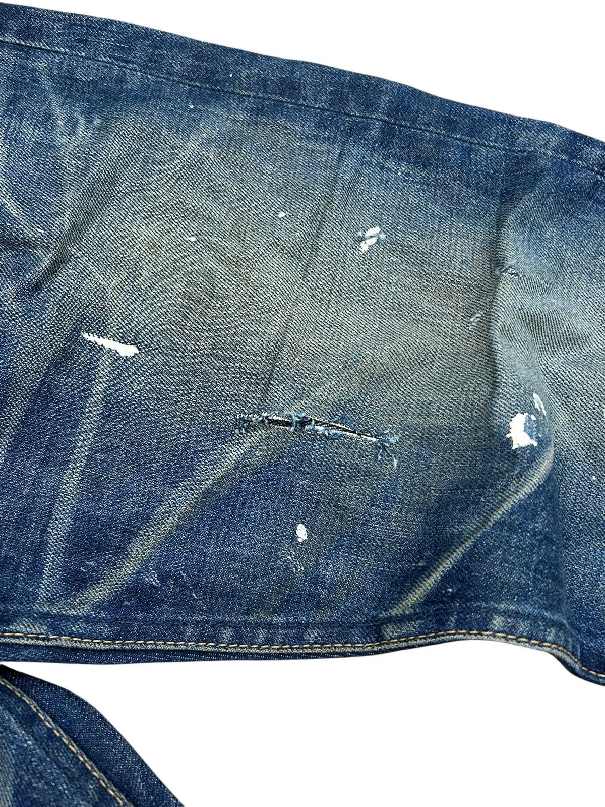 Japanese Brand × Vintage Nippon Japan Made Jean Statement Pants Splatter Painter Size US 31 - 11 Thumbnail