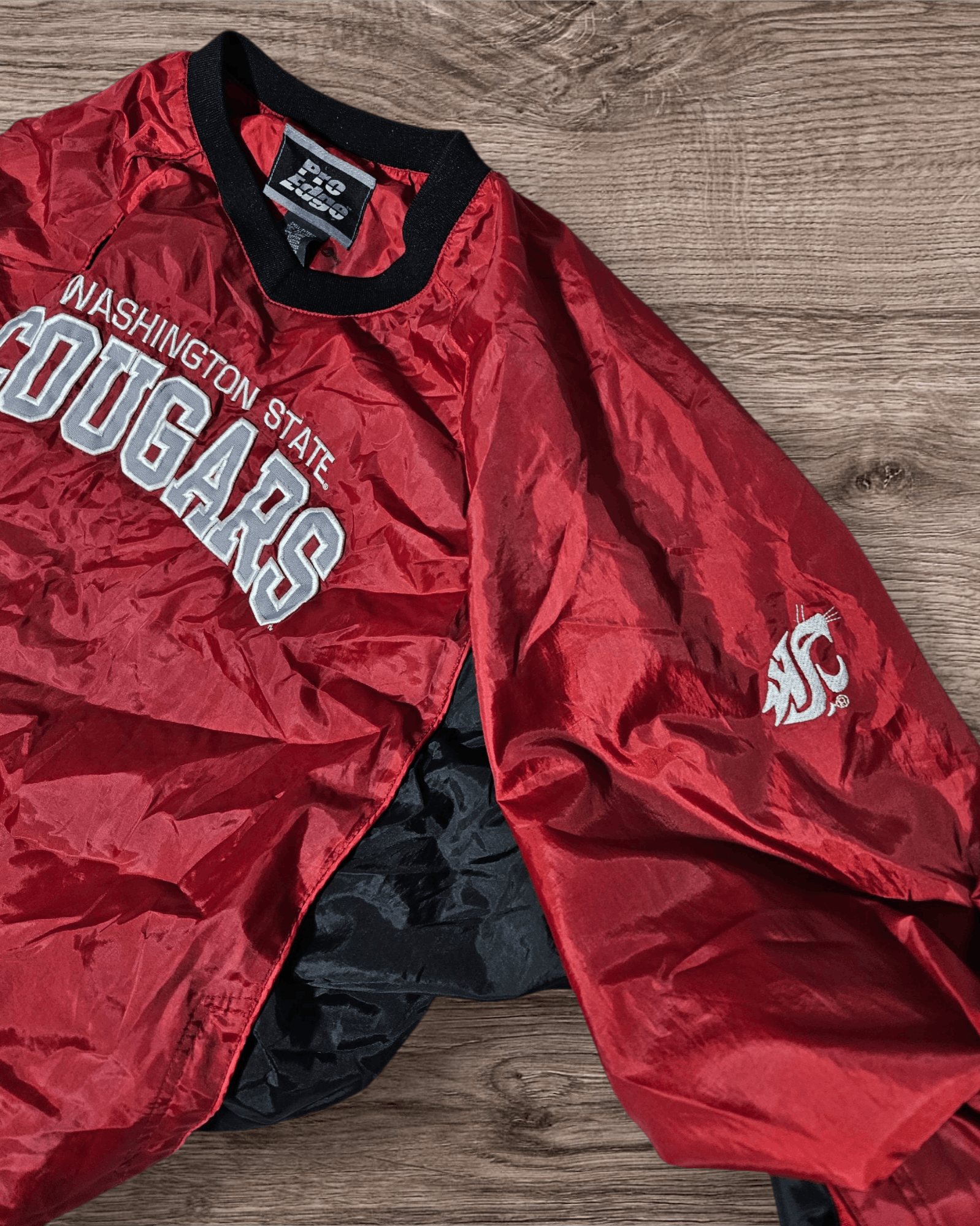 Pro Edge Washington State Cougars Jacket 90s Pro Edge WSU XL Bomber Size US XL / EU 56 / 4 - 8 Thumbnail