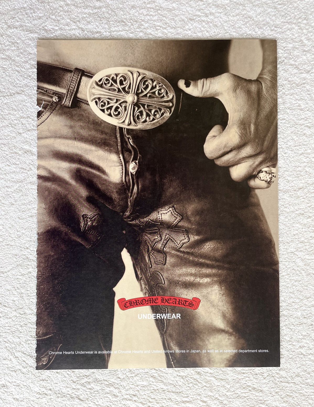 Chrome Hearts Chrome Hearts leather pants 8x11 magazine cutout Poster Size ONE SIZE - 1 Thumbnail