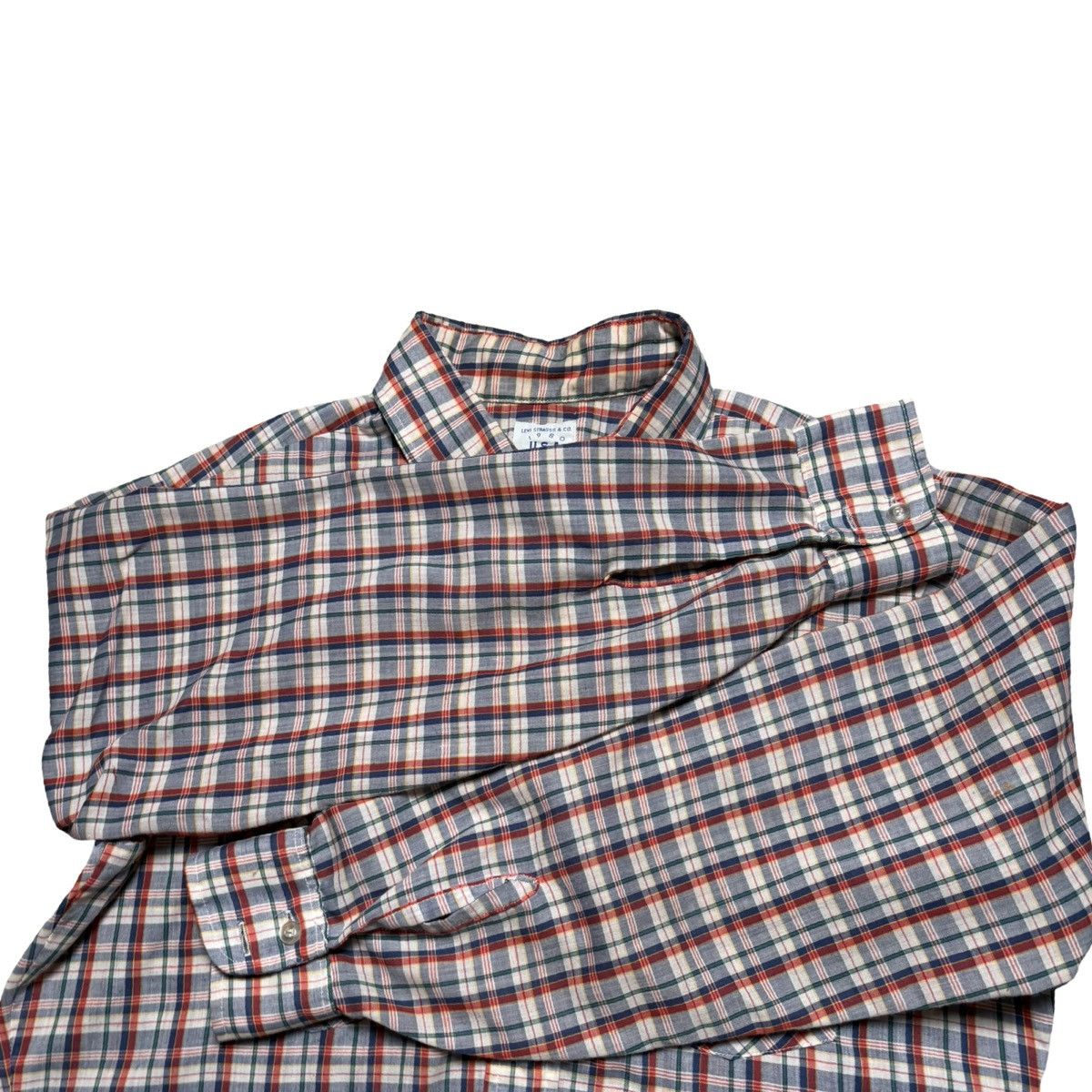 Levi's VTG Levi’s 1980 USA Olympic Games Button Shirt Long Plaid L Size US L / EU 52-54 / 3 - 6 Thumbnail
