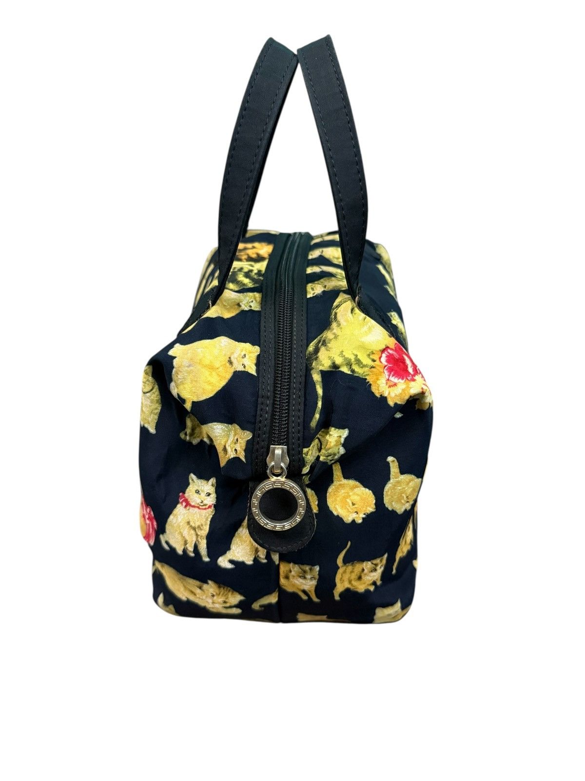 Versace Jeans Couture RARE VINTAGE VERSACE 90s REALIZZATO ALL ABOUT CATS HANDBAG Size ONE SIZE - 7 Thumbnail