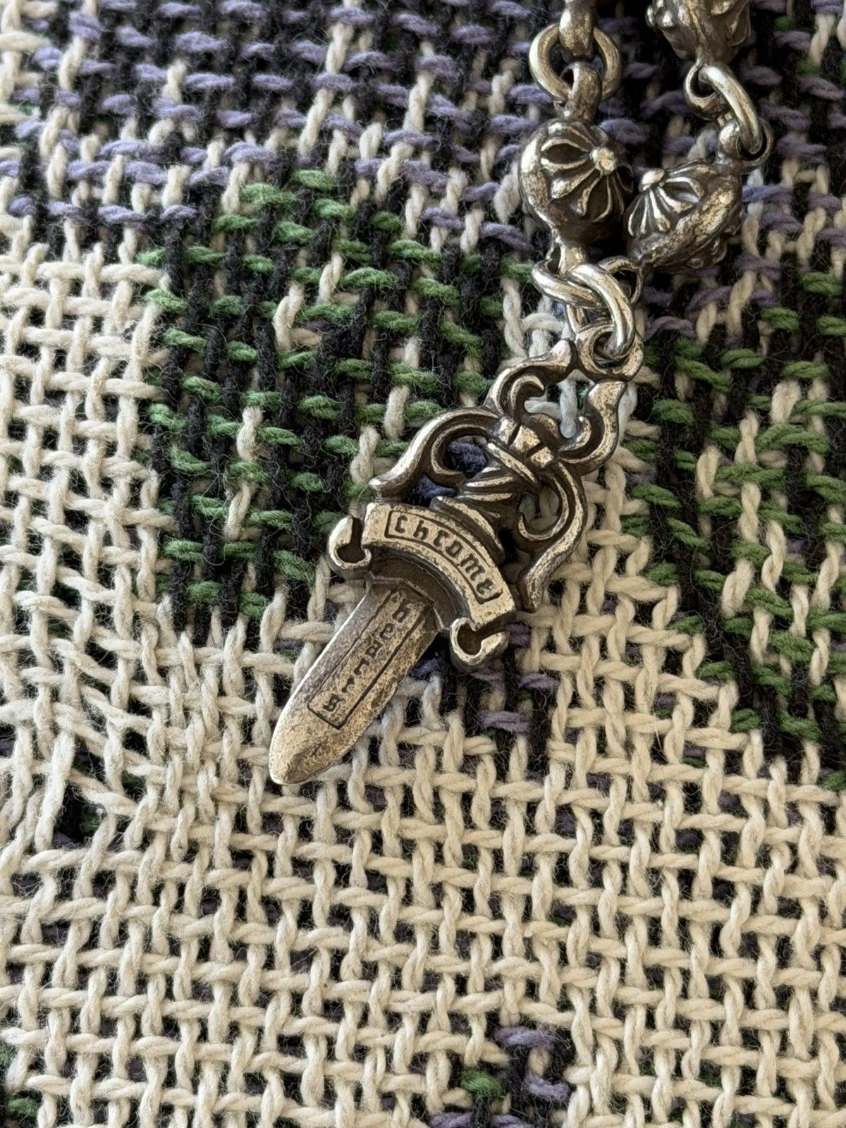 Chrome Hearts Chrome Hearts Cross Ball Dagger Necklace Size ONE SIZE - 11 Thumbnail