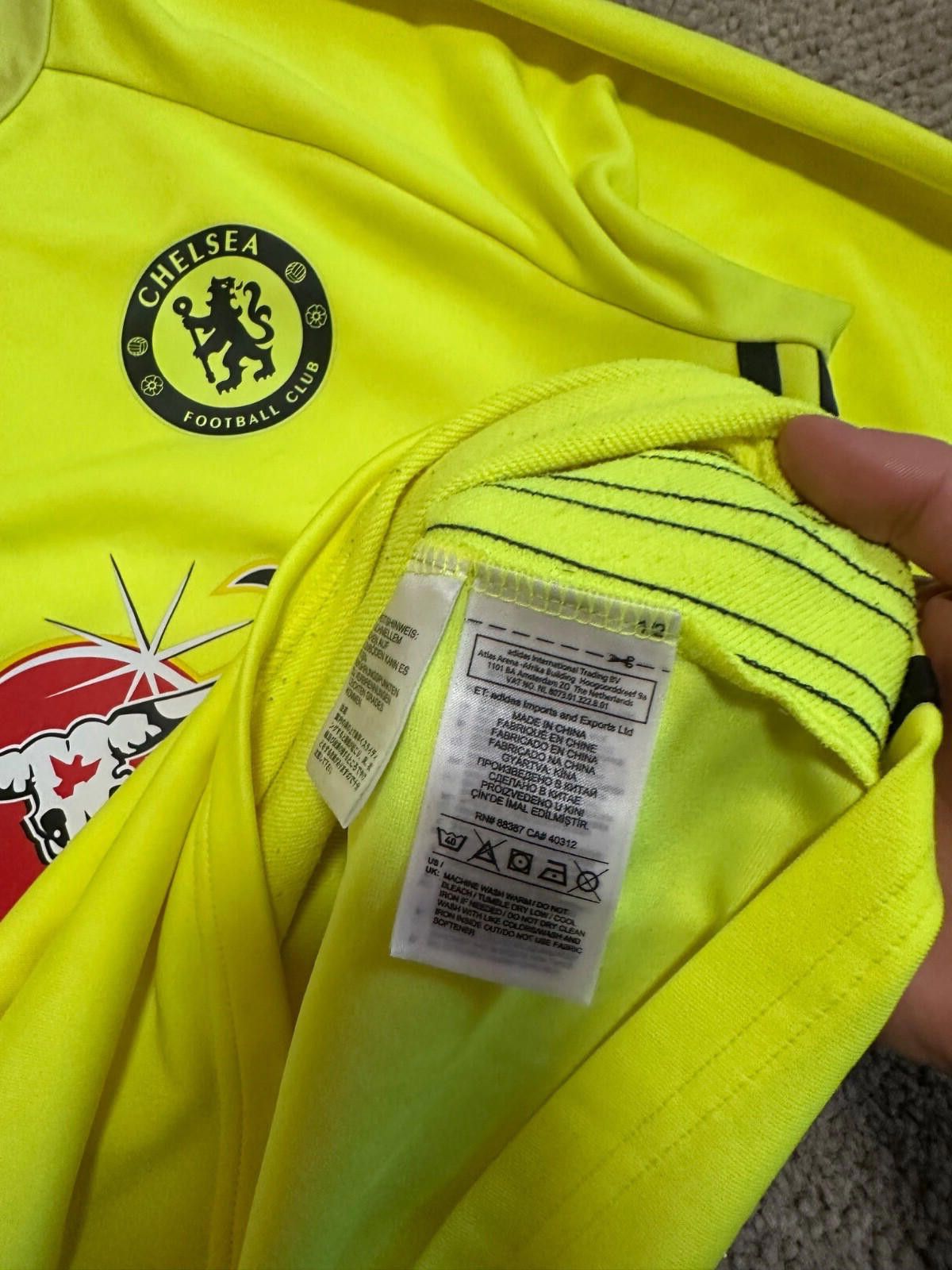 Adidas Chelsea Adidas Training Football Shirt Soccer Jersey Sz S Size US S / EU 44-46 / 1 - 7 Thumbnail