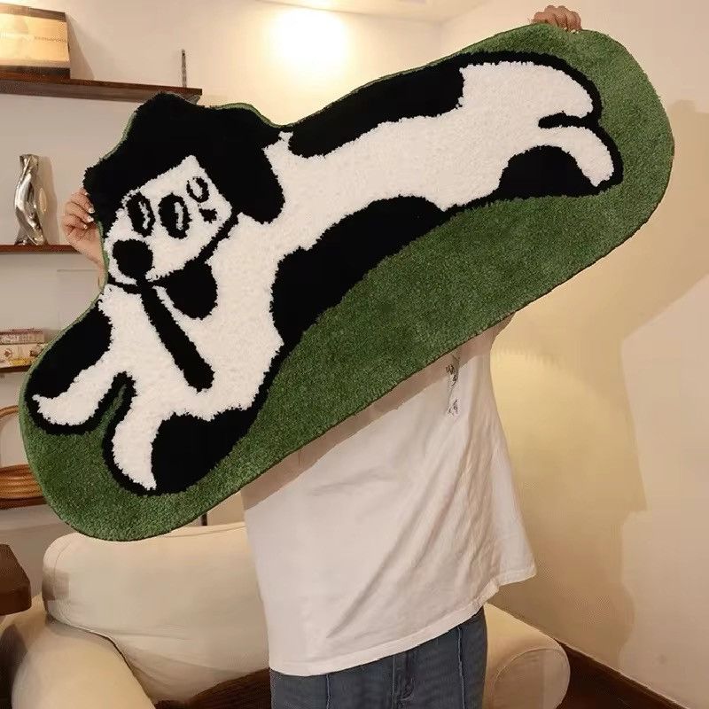 Handmade Handmade Tufting Home Decor Cartoon Animal Rug Carpet Size ONE SIZE - 4 Thumbnail