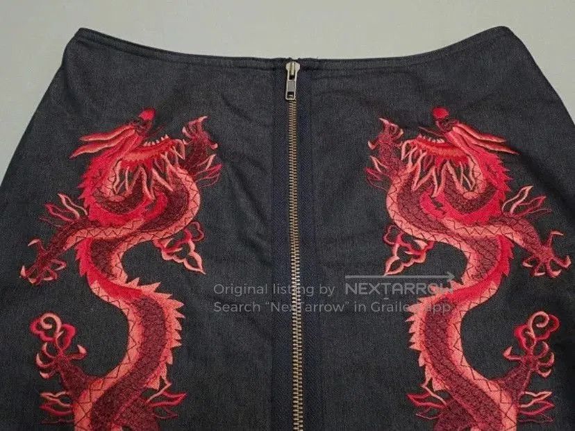 Vivienne Tam Vivienne Tam Dragon Embroidery Skirt. Size 35" - 3 Thumbnail