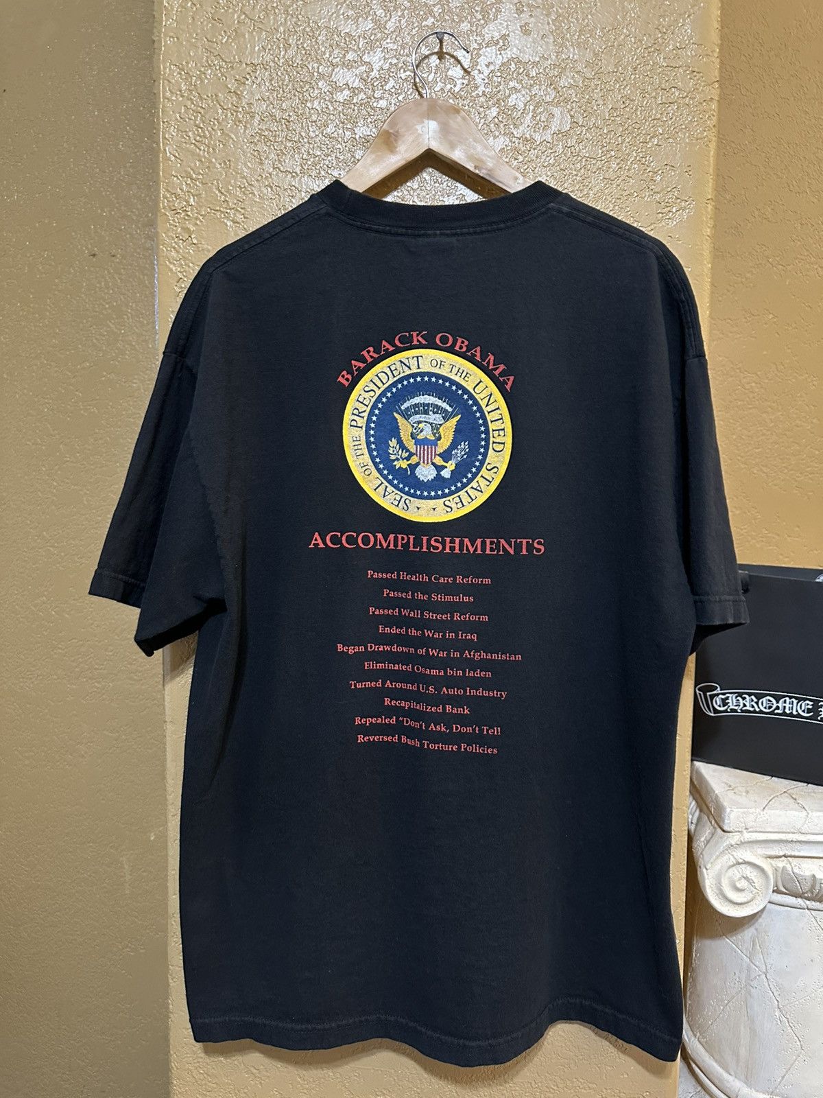 Vintage 🇺🇸 Barack Obama Campaign tee shirt xl Size US XL / EU 56 / 4 - 2 Thumbnail