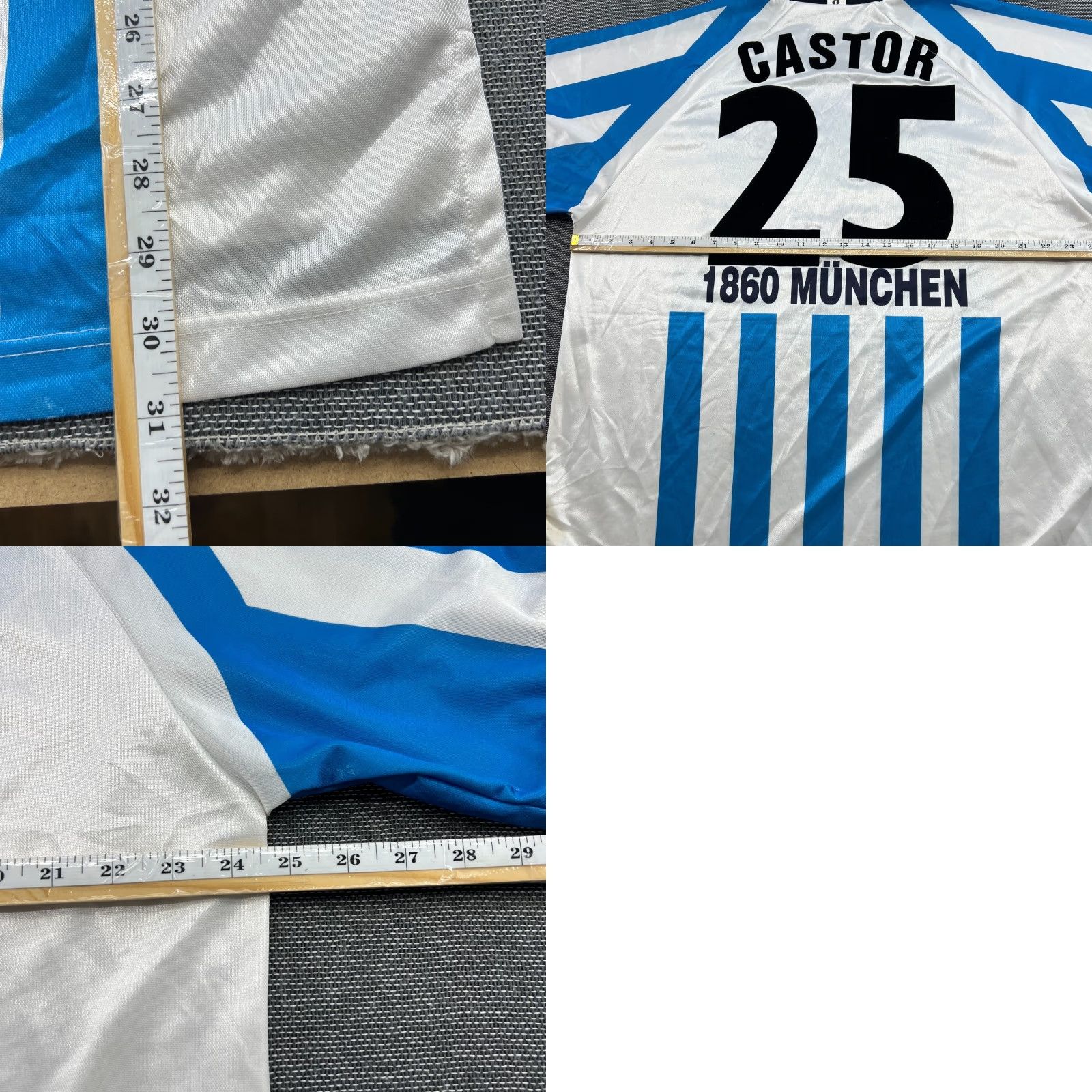 Nike Nike Premier TSV 1860 Munich 1995 1996 Home Football Jersey Mens 2XL Multicolor Short Sleeve Polyester Blended 1990s Football Size US XXL / EU 58 / 5 - 10 Thumbnail