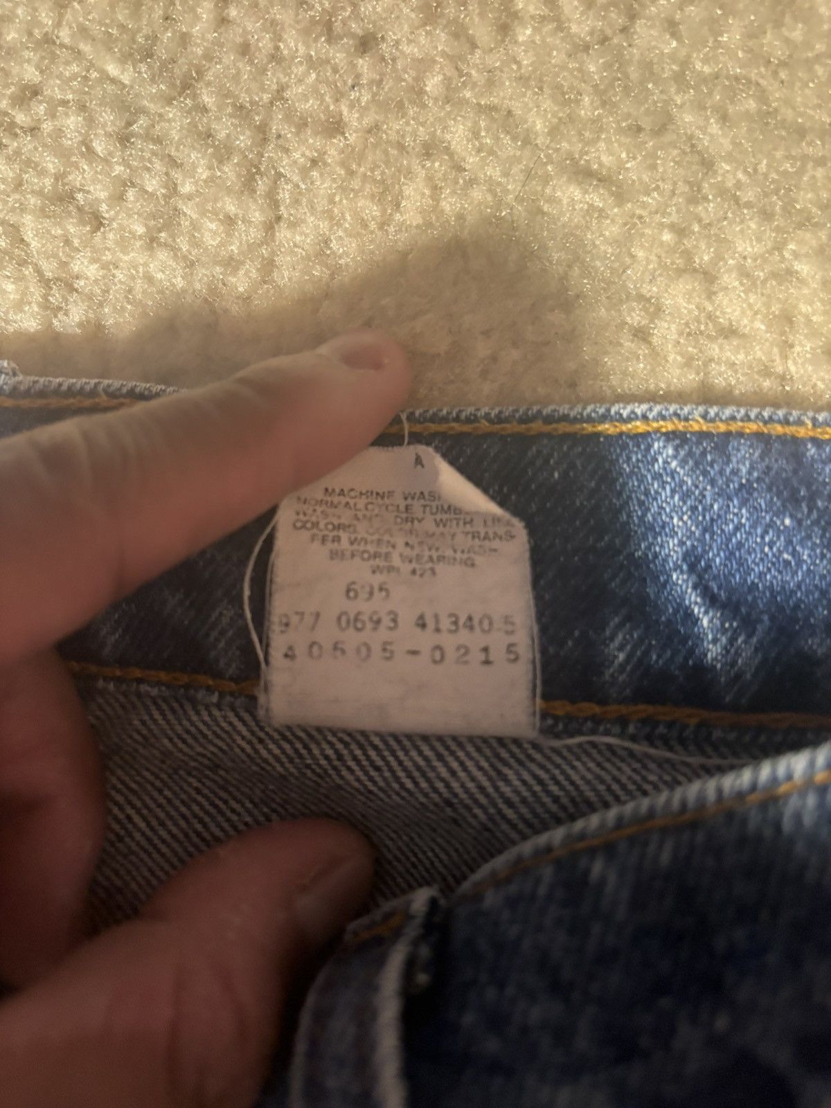 Levi's × Levi's Vintage Clothing × Vintage Vintage Levi's 505 Orange Tab Mens 38x30 Straight Leg Jeans Size US 38 / EU 54 - 5 Thumbnail