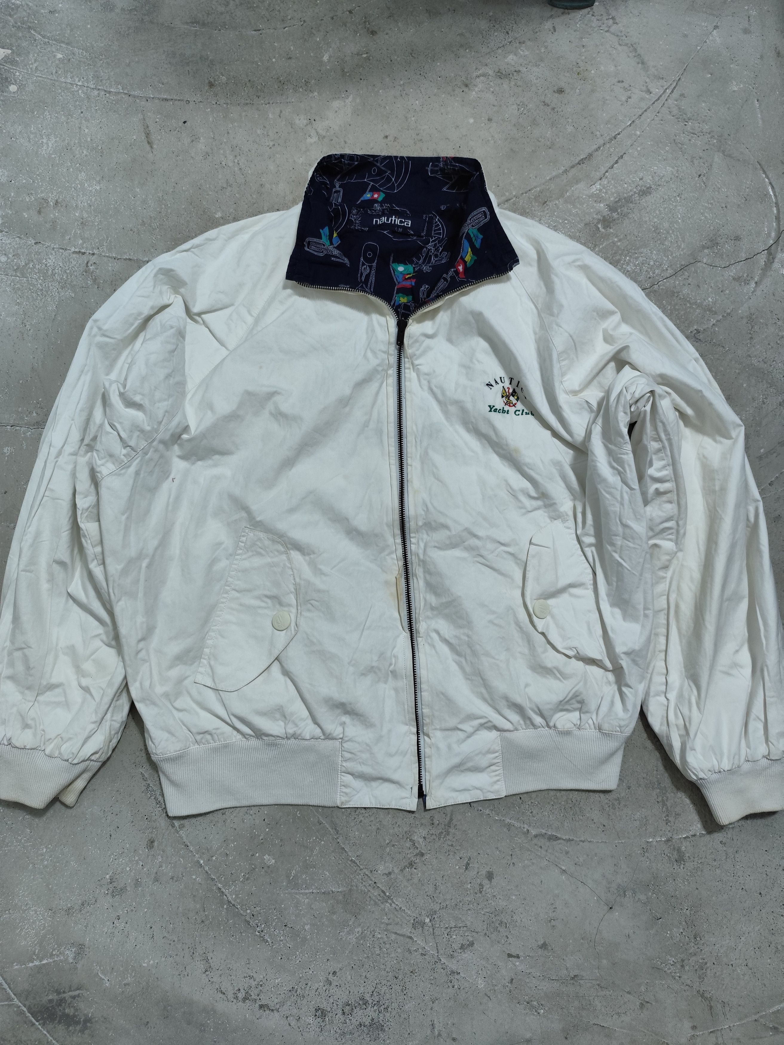 Nautica VINTAGE NAUTICA REVERSIBLE JACKET YACHT CLUB Size US XL / EU 56 / 4 - 6 Thumbnail