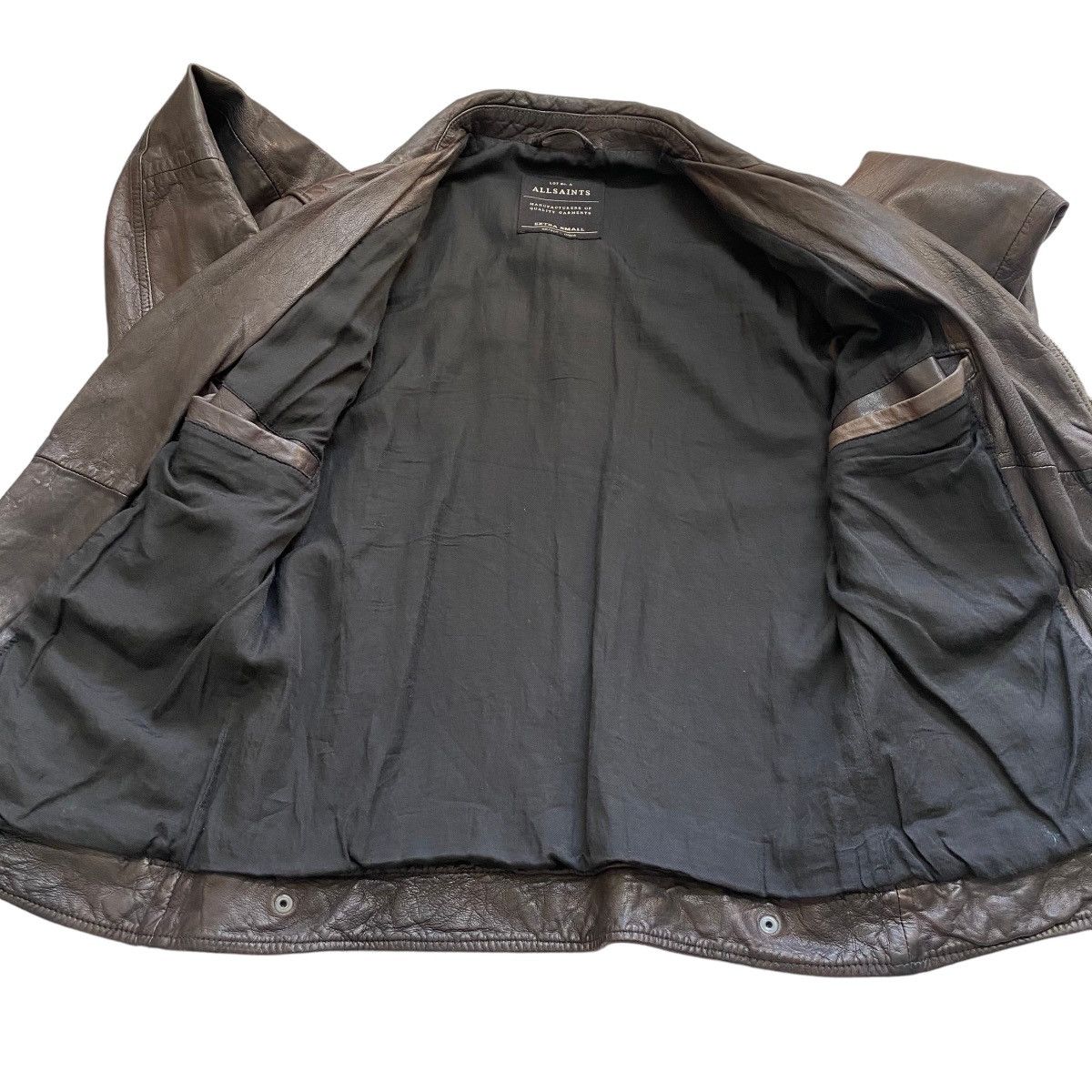 Allsaints Allsaint Leather Jacket Oxblood Conroy Size US XS / EU 42 / 0 - 11 Thumbnail