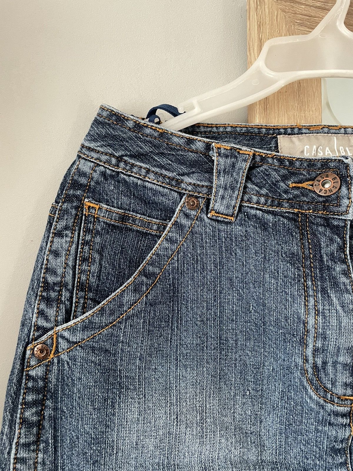 Casablanca Vintage skirt Casablanca jeans y2k streetwear Size 25" / US 0 / IT 36 - 8 Thumbnail