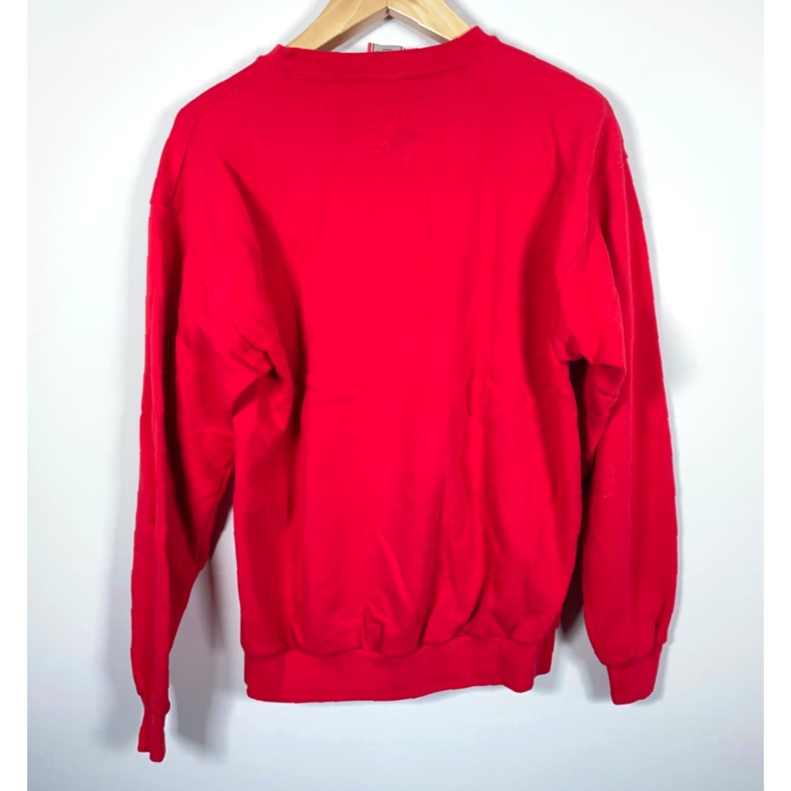 Disney VINTAGE Disney Mickey Mouse Sweatshirt Adult Large-XL Red Crewneck 90s Cartoon Retro Graphic Print Sweatshirt Men Size US L / EU 52-54 / 3 - 2 Thumbnail