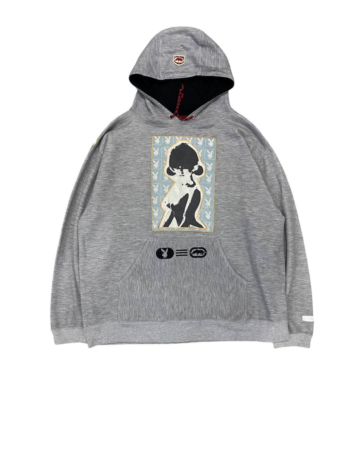 Ecko Unltd. 🔥2000s RARE ECHO x Playboy pin up gril men face hoodie Size US L / EU 52-54 / 3 - 1 Thumbnail