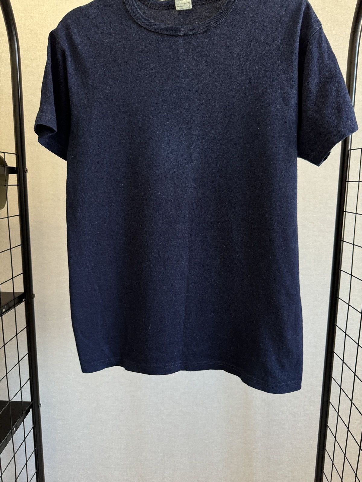 3sixteen 3Sixsteen wash indigo blue made in USA basic tee shirt Size US M / EU 48-50 / 2 - 4 Thumbnail