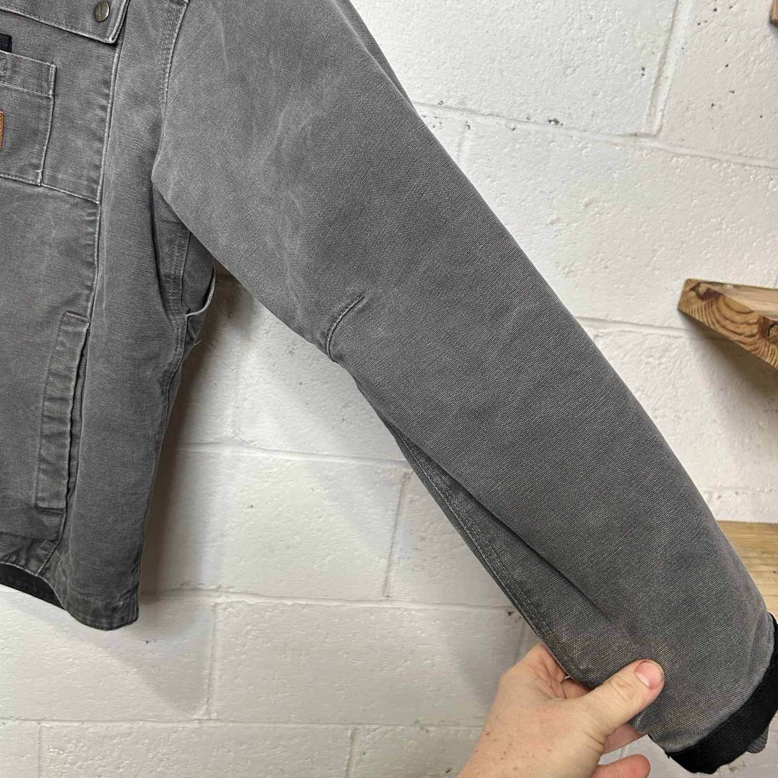 Carhartt Y2K Carhartt Sherpa-Lined Multi-Pocket Jacket “Gravel” J284 Size US M / EU 48-50 / 2 - 8 Thumbnail