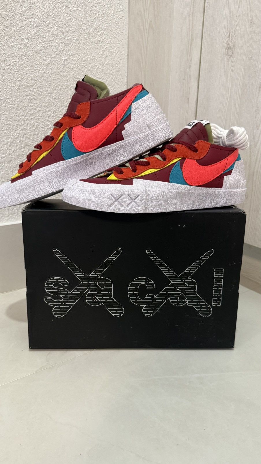 Kaws × Nike × Sacai Nike KAWS x sacai x Blazer Low 'Team Red' Size 11 New in Box Size US 11 / EU 44 - 11 Thumbnail