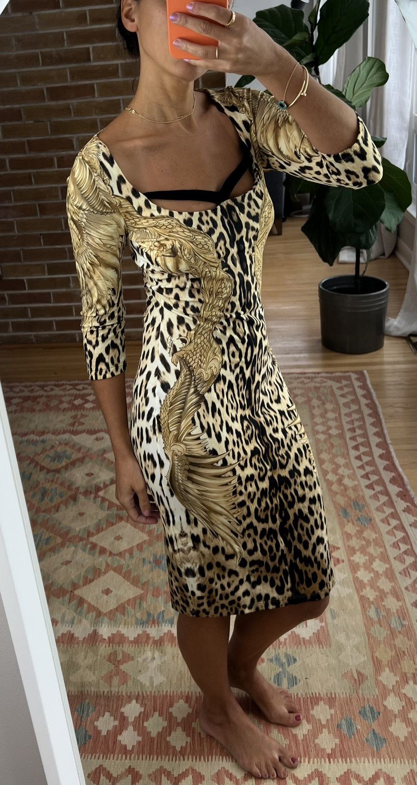 Roberto Cavalli ROBERTO CAVALLI - Leopard Dress Size S / US 4 / IT 40 - 1 Thumbnail