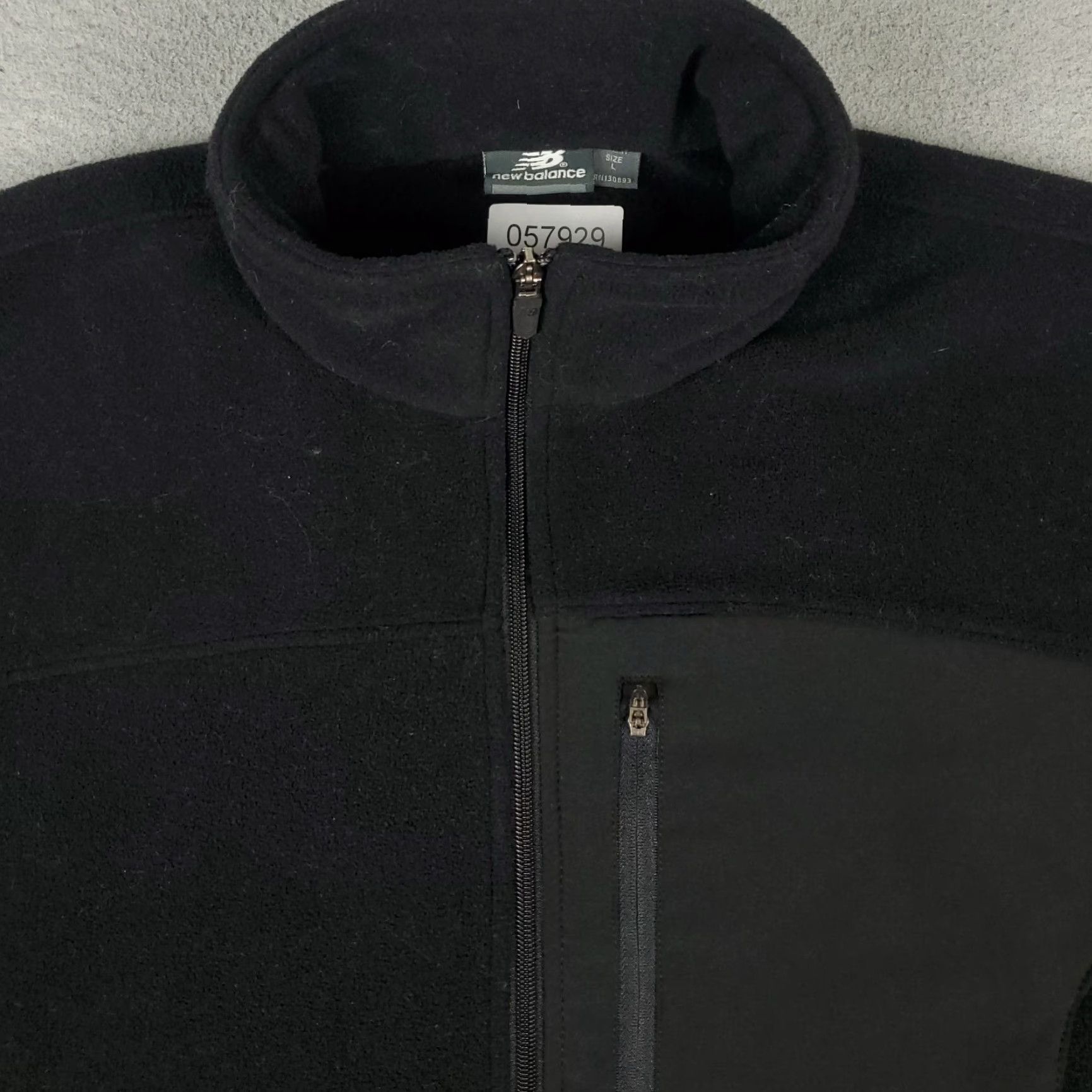 New Balance New Balance Jacket Mens Size Large Black Fleece Full Zip Up Coat Sweater Size US L / EU 52-54 / 3 - 2 Thumbnail