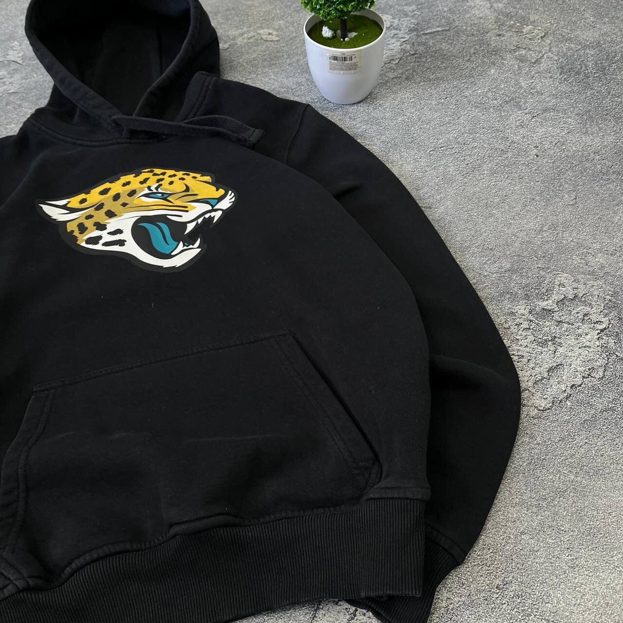 Vintage Jacksonville Jaguars Mens Black Pullover Hoodie NFL Size US S / EU 44-46 / 1 - 9 Thumbnail