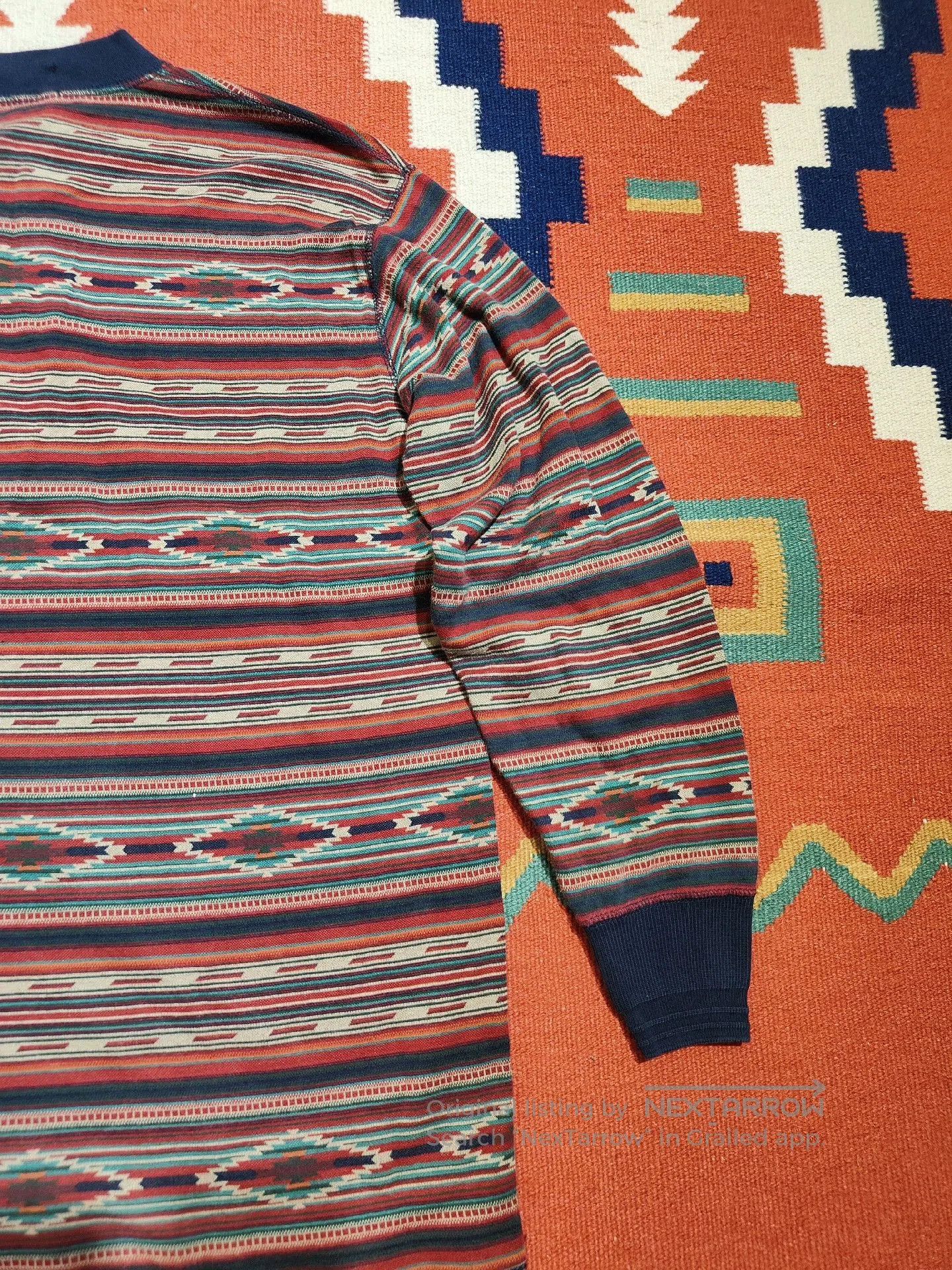 RRL Ralph Lauren Vintage Ralph Lauren RRL Southwestern Henley. Size US M / EU 48-50 / 2 - 7 Thumbnail