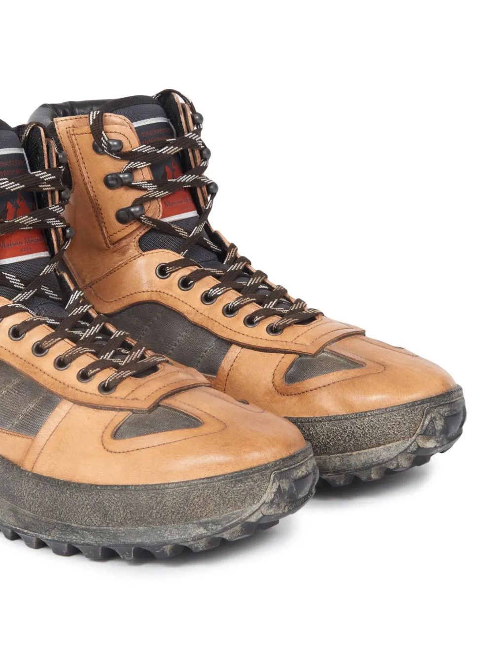 Maison Margiela o1w1db10925 Hi-Top Sneakers in Brown/Black Size US 8 / EU 41 - 5 Thumbnail