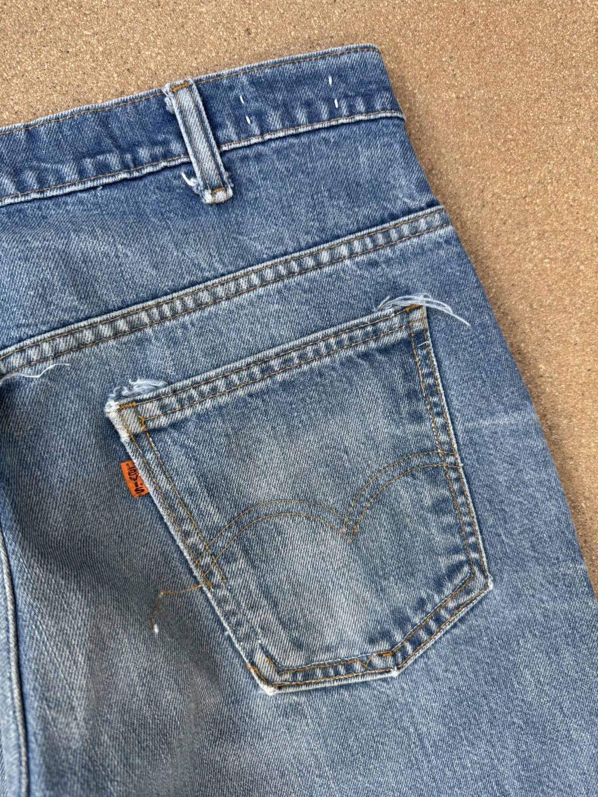 Levi's Vtg 80’s Levi’s 646 Orange Tab Bellbottom Flare Jeans 34x29 Size US 34 / EU 50 - 8 Thumbnail