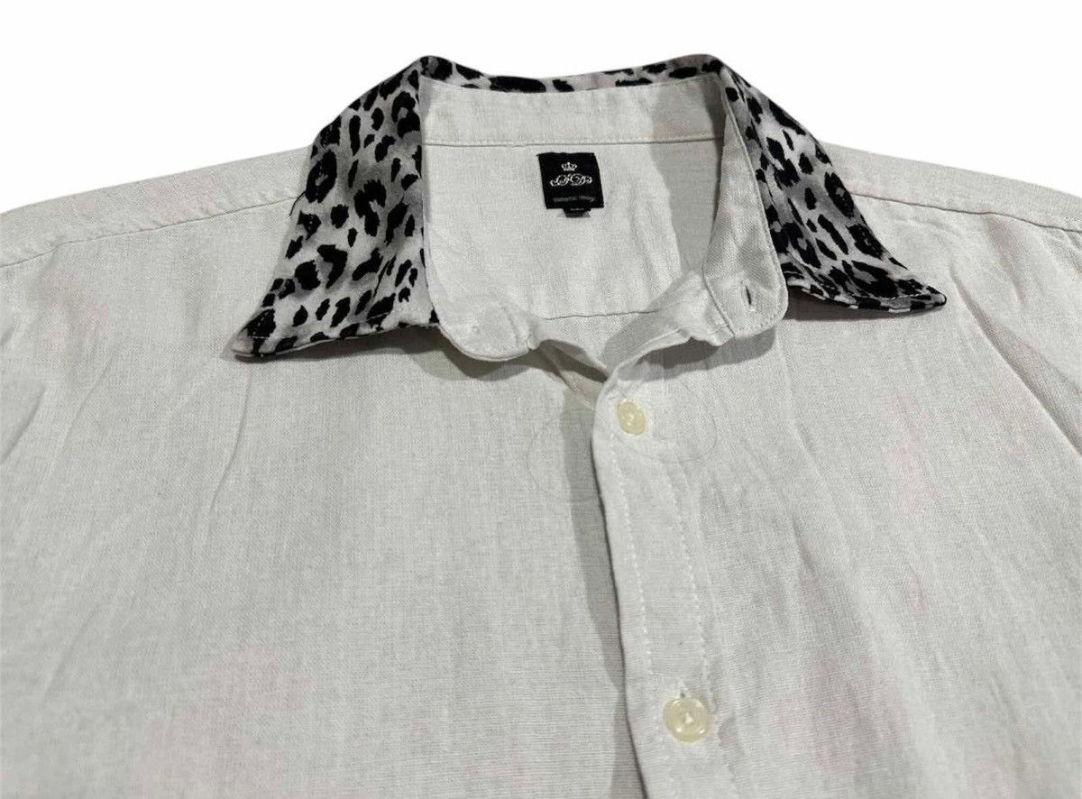Japanese Brand 🔥Sick Y2K Semantic Design Shirt Leopard Goth Punk Size US L / EU 52-54 / 3 - 4 Thumbnail