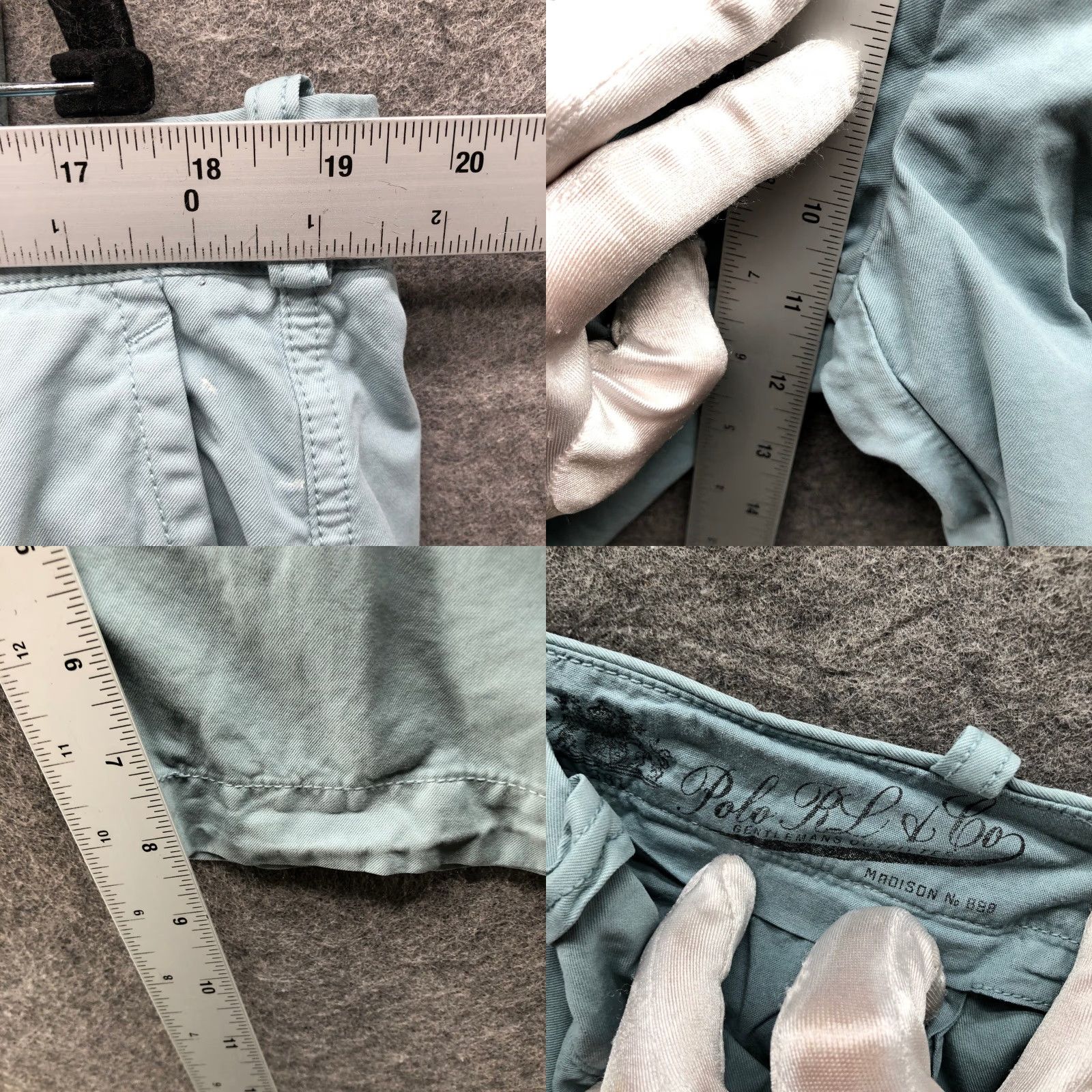 Polo Ralph Lauren Polo Ralph Lauren Chino Shorts Mens 38 Light Blue Madison GI Fit 8'' Inseam Size US M / EU 48-50 / 2 - 8 Thumbnail