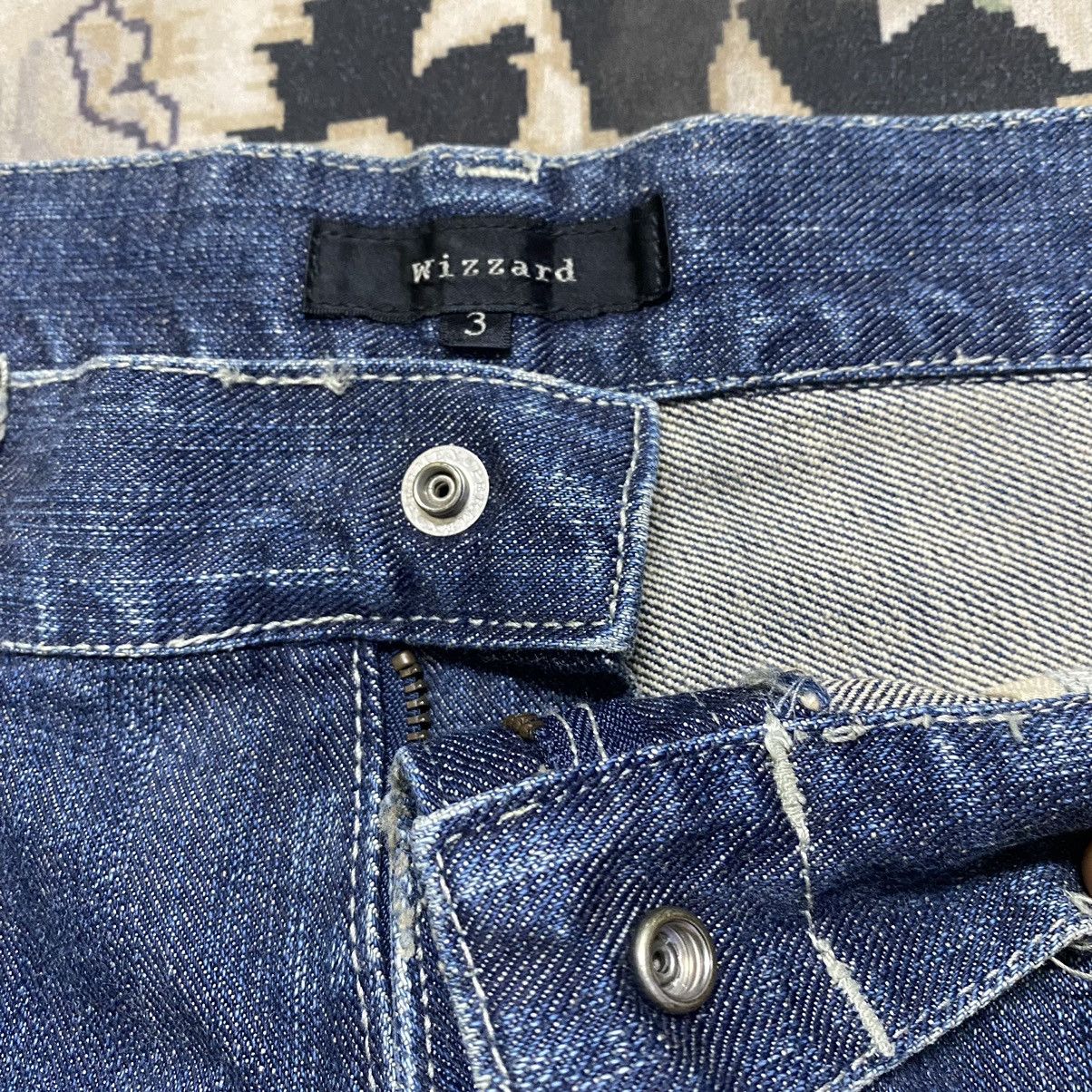 Japanese Brand Wizzard Japan Clawmark Denim Flare Jeans Hedi Slimane Size US 32 / EU 48 - 19 Thumbnail