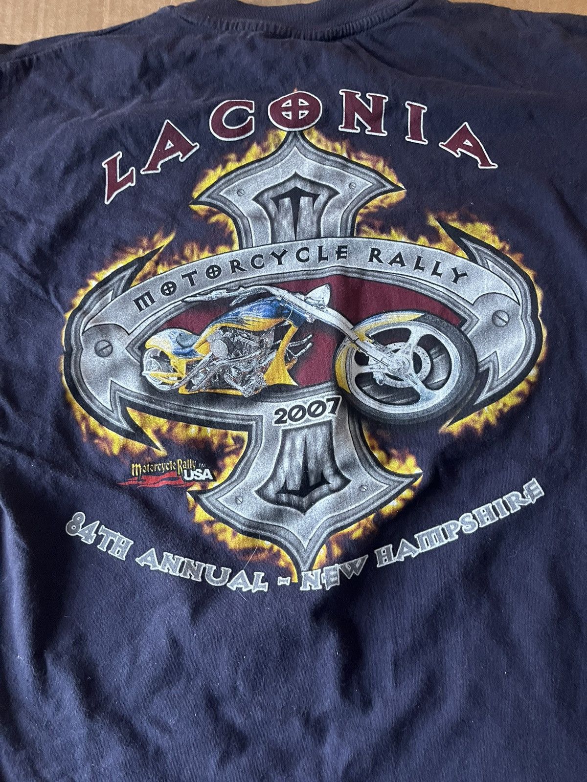 Vintage 2007 Laconia Bike Week Shirt Size US L / EU 52-54 / 3 - 4 Thumbnail