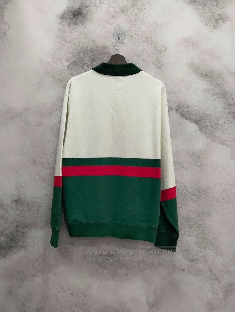 Gucci Gucci Letter contrast colour straight loose long-sleeved P Size US M / EU 48-50 / 2 - 2 Thumbnail