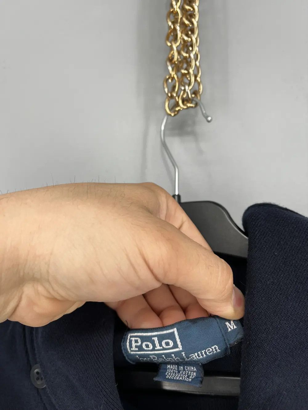 Polo Ralph Lauren Retro Polo Ralph Lauren Blue Shawl Collar Sweatshirt Size US M / EU 48-50 / 2 - 8 Thumbnail