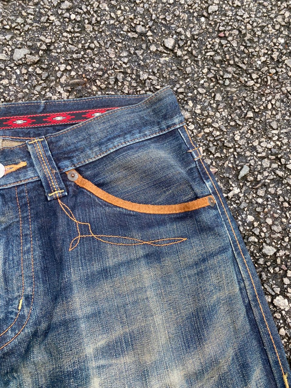 Edwin 💥DELETE💥VINTAGE EDWIN 421 XV DISTRESSED DENIM Size US 33 - 4 Thumbnail