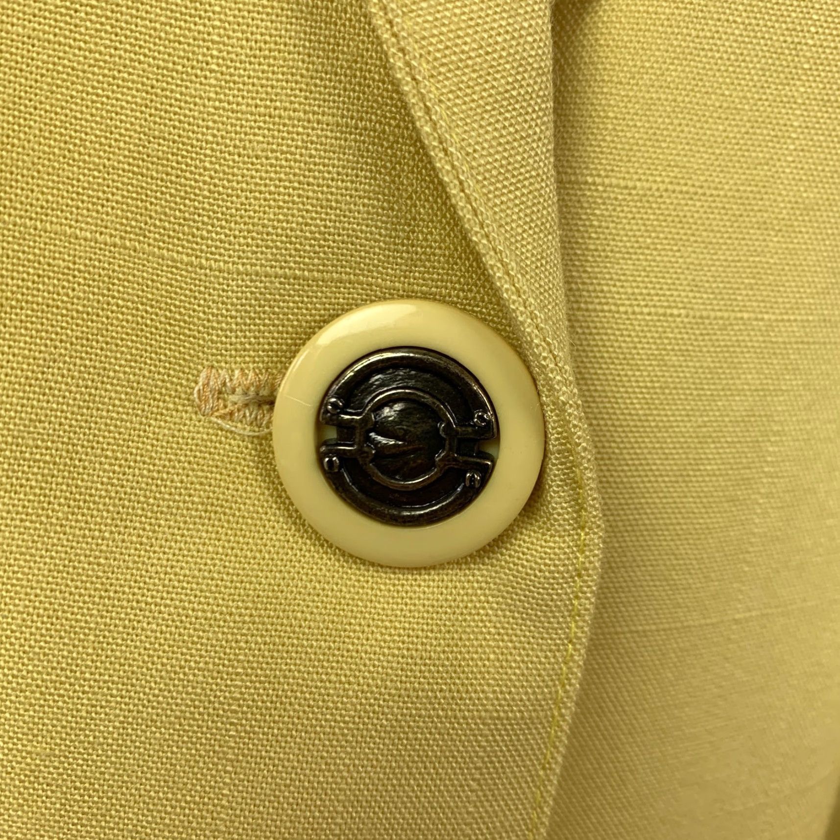 Vintage VINTAGE Bobbie Brooks Yellow Jacket Blazer One Button Womens Large Size L / US 10 / IT 46 - 4 Thumbnail