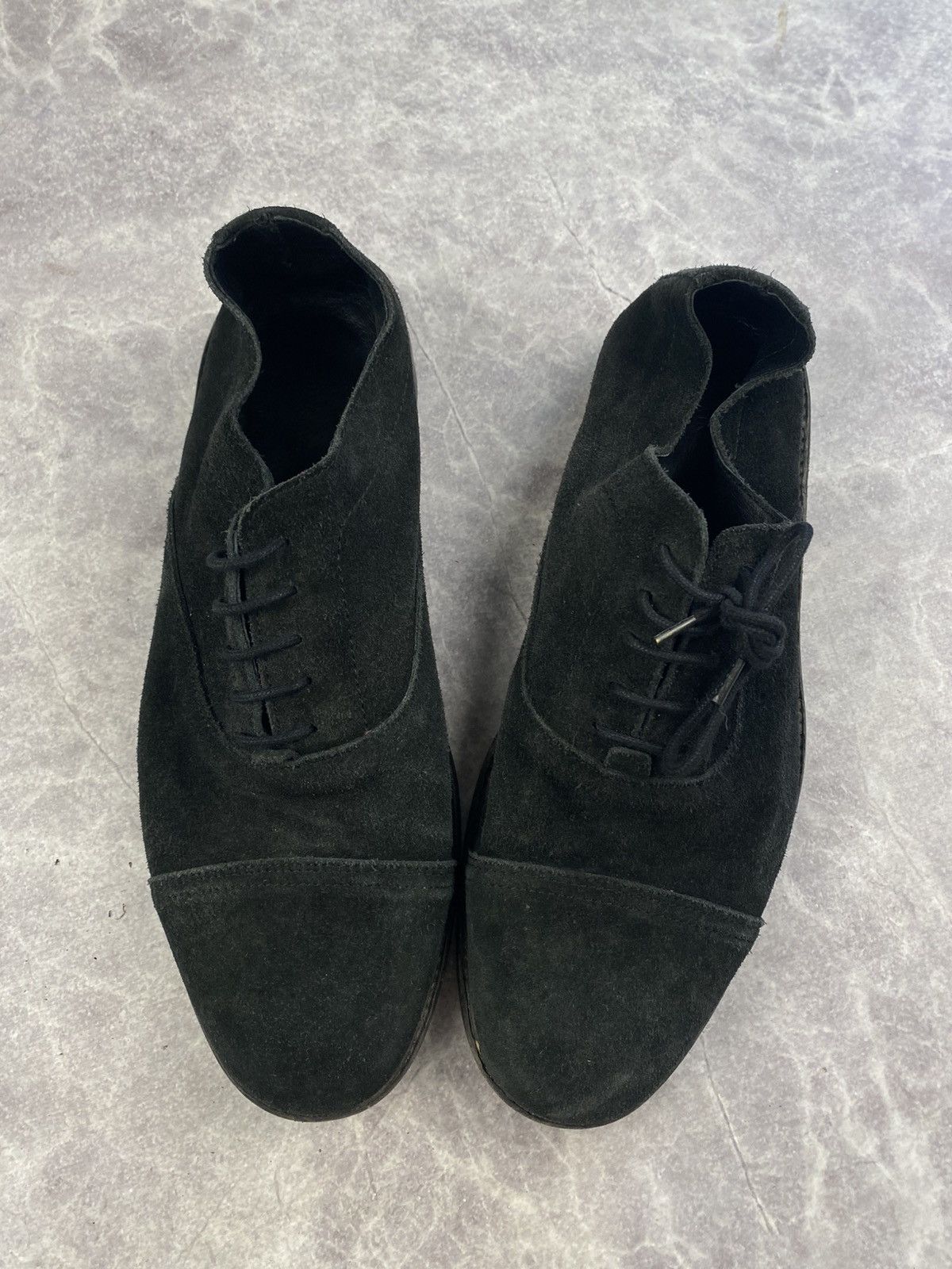 Allsaints AllSaints Black Suede Shoes Size: 44 Flexible Heel Counter Size US 11 / EU 44 - 2 Thumbnail